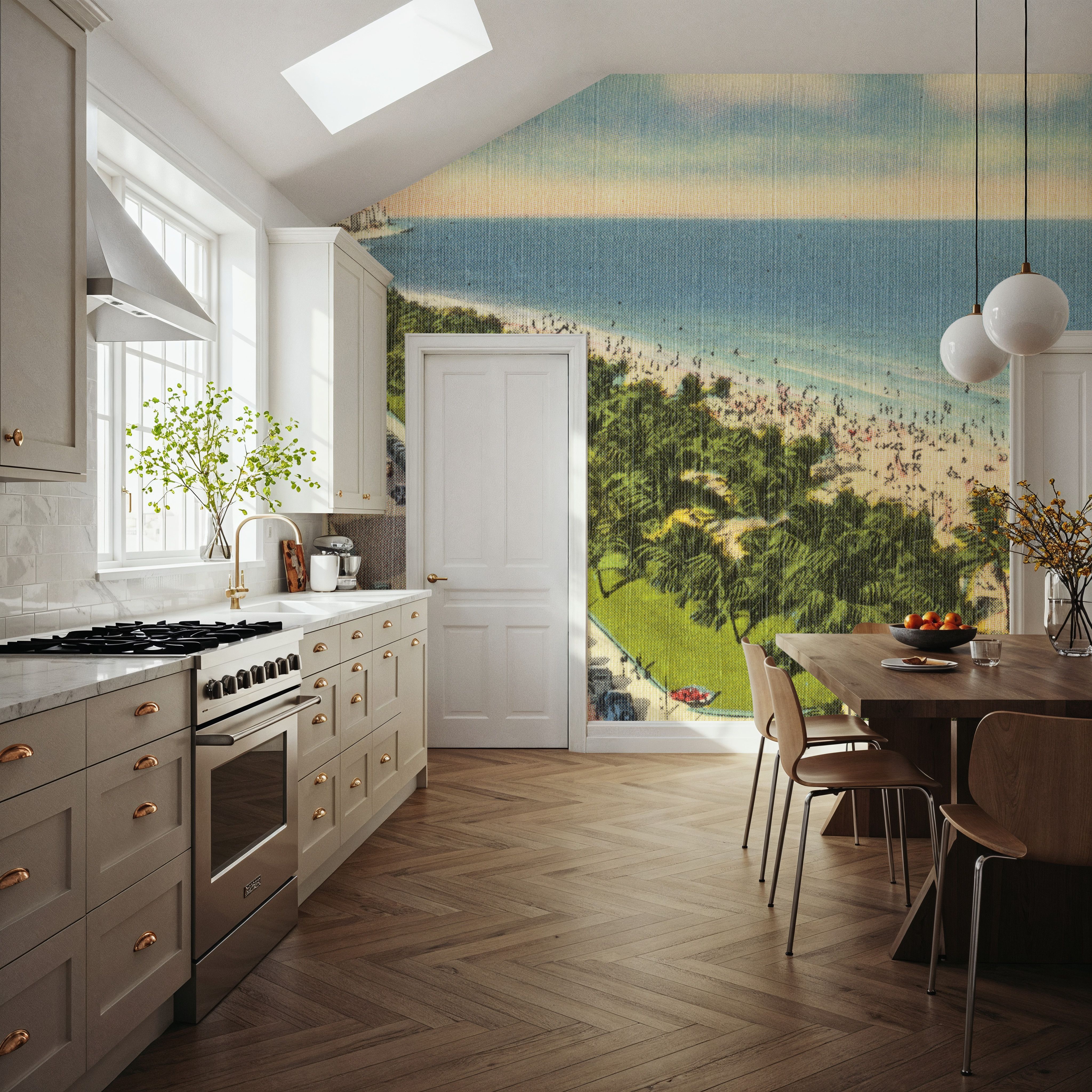 Ocean Drive - Screenprint Postcard