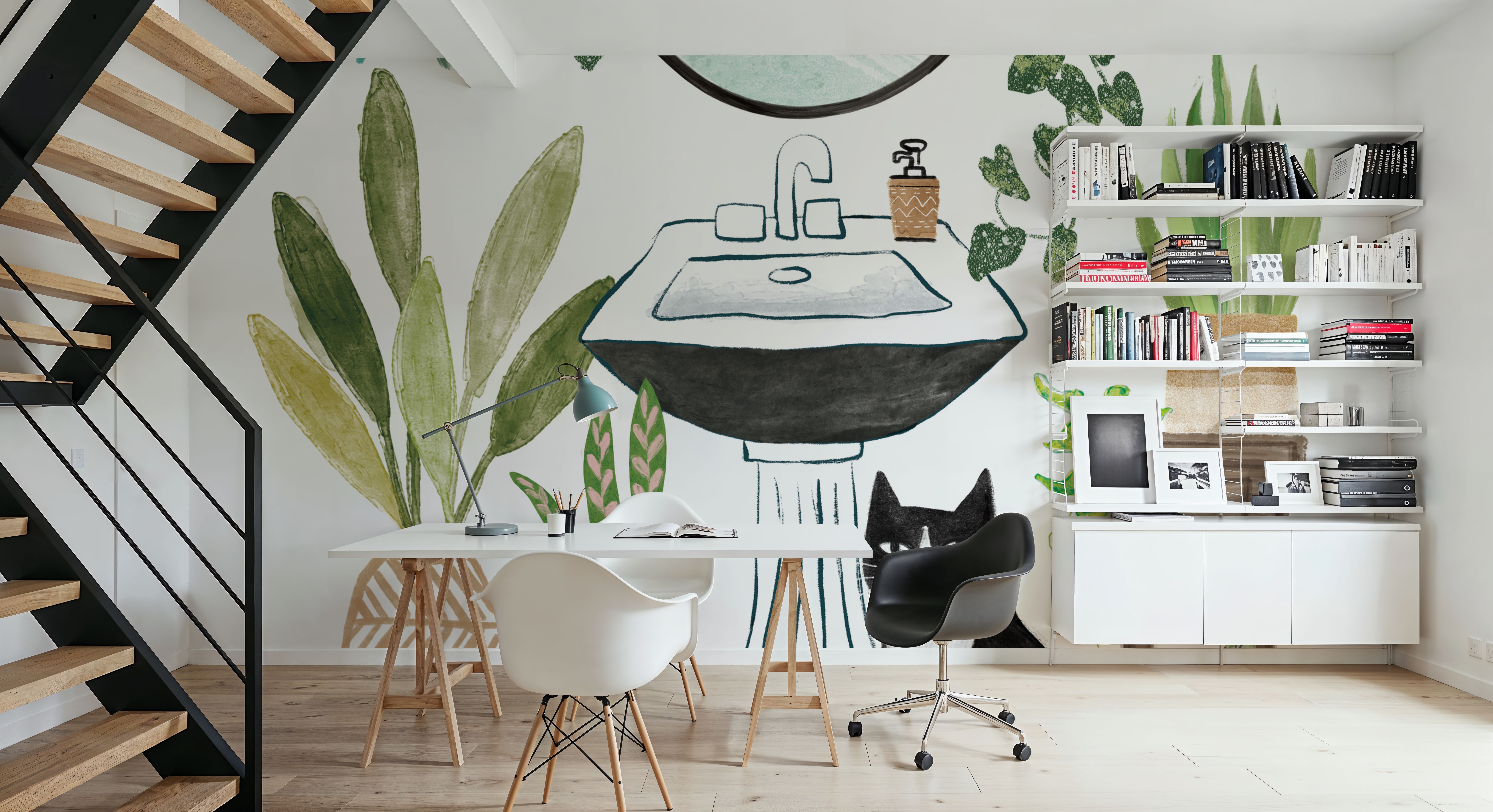 Urban Jungle Bath I Pet