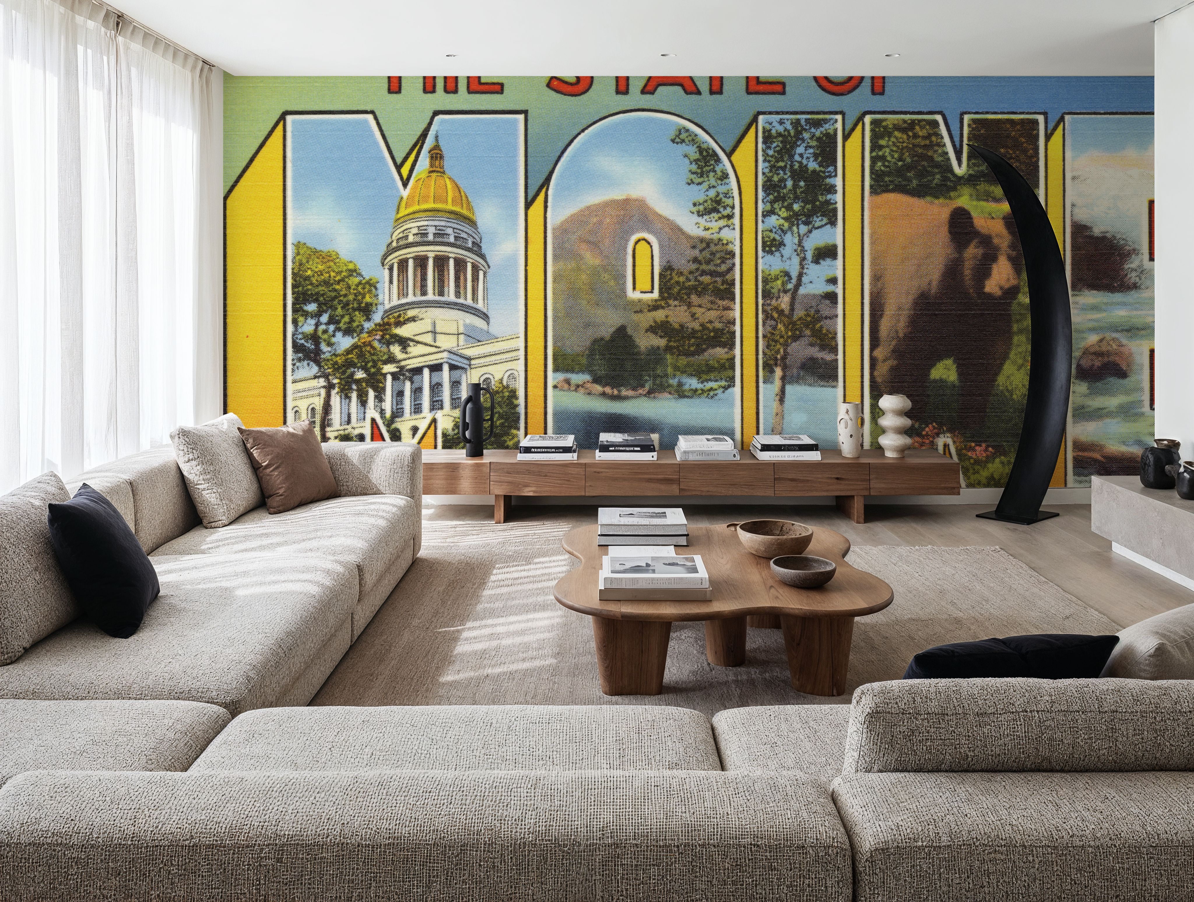 Greetings from Maine - Screenprint Postcard