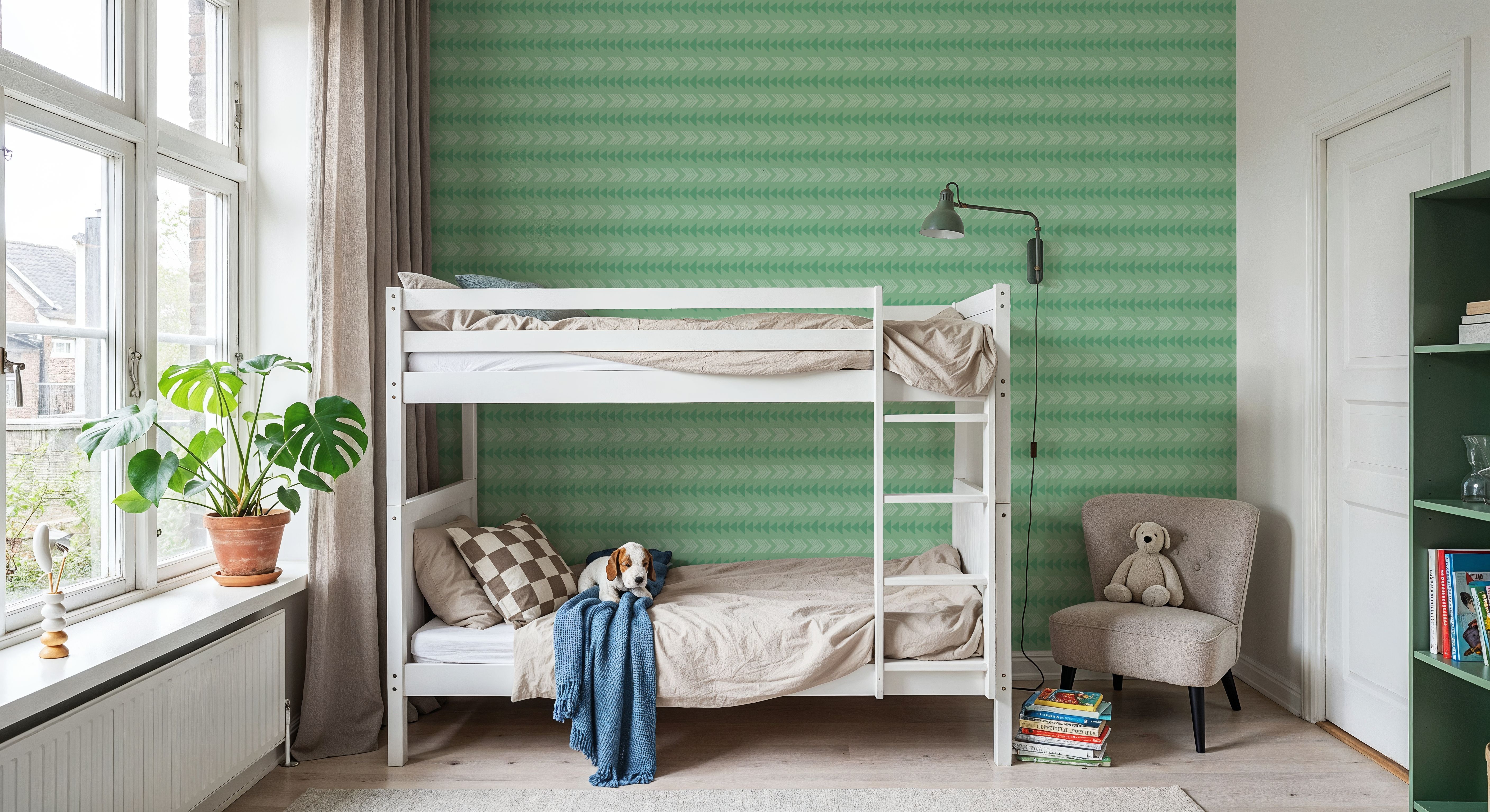 Boho Arrows Light Green