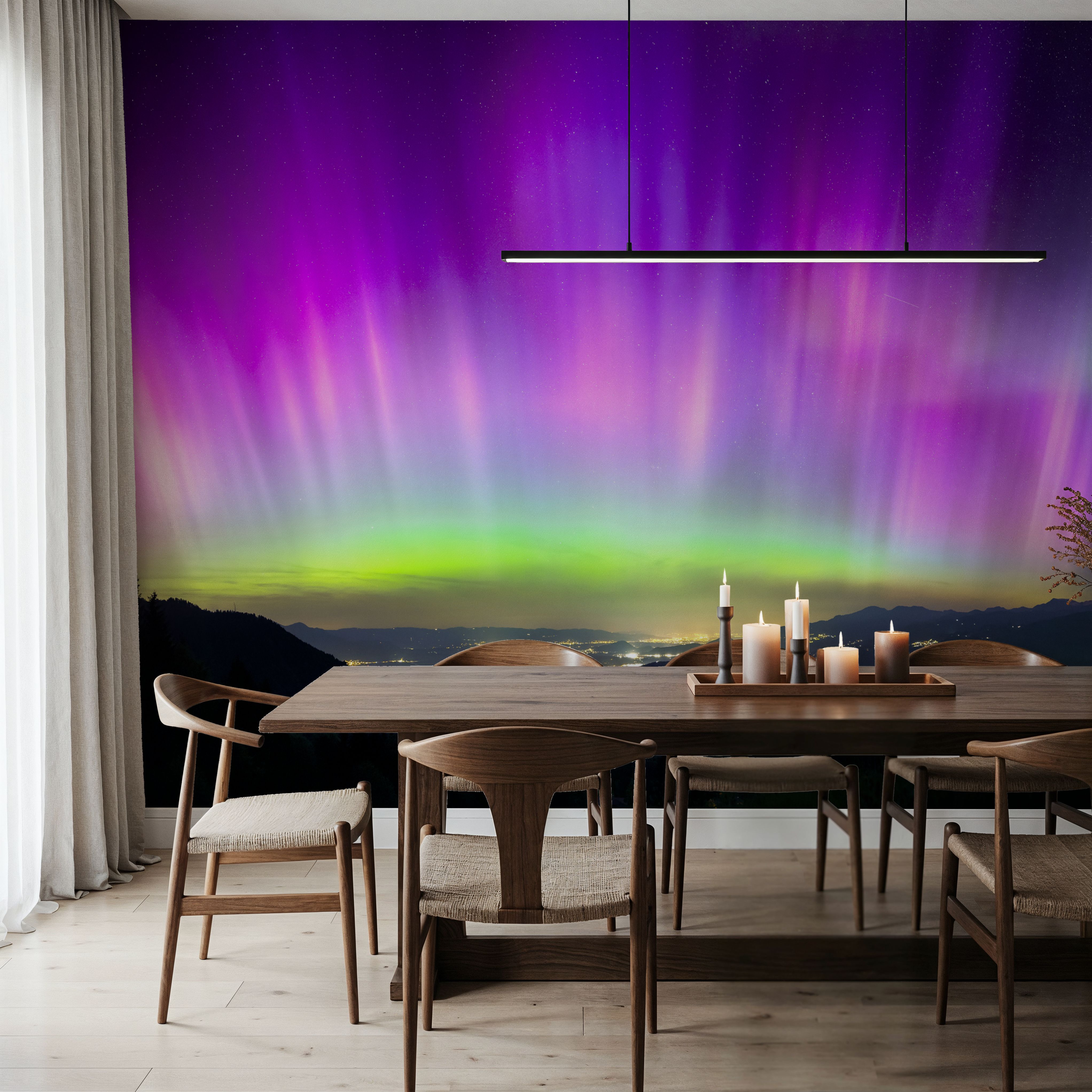 Pink Northern Lights