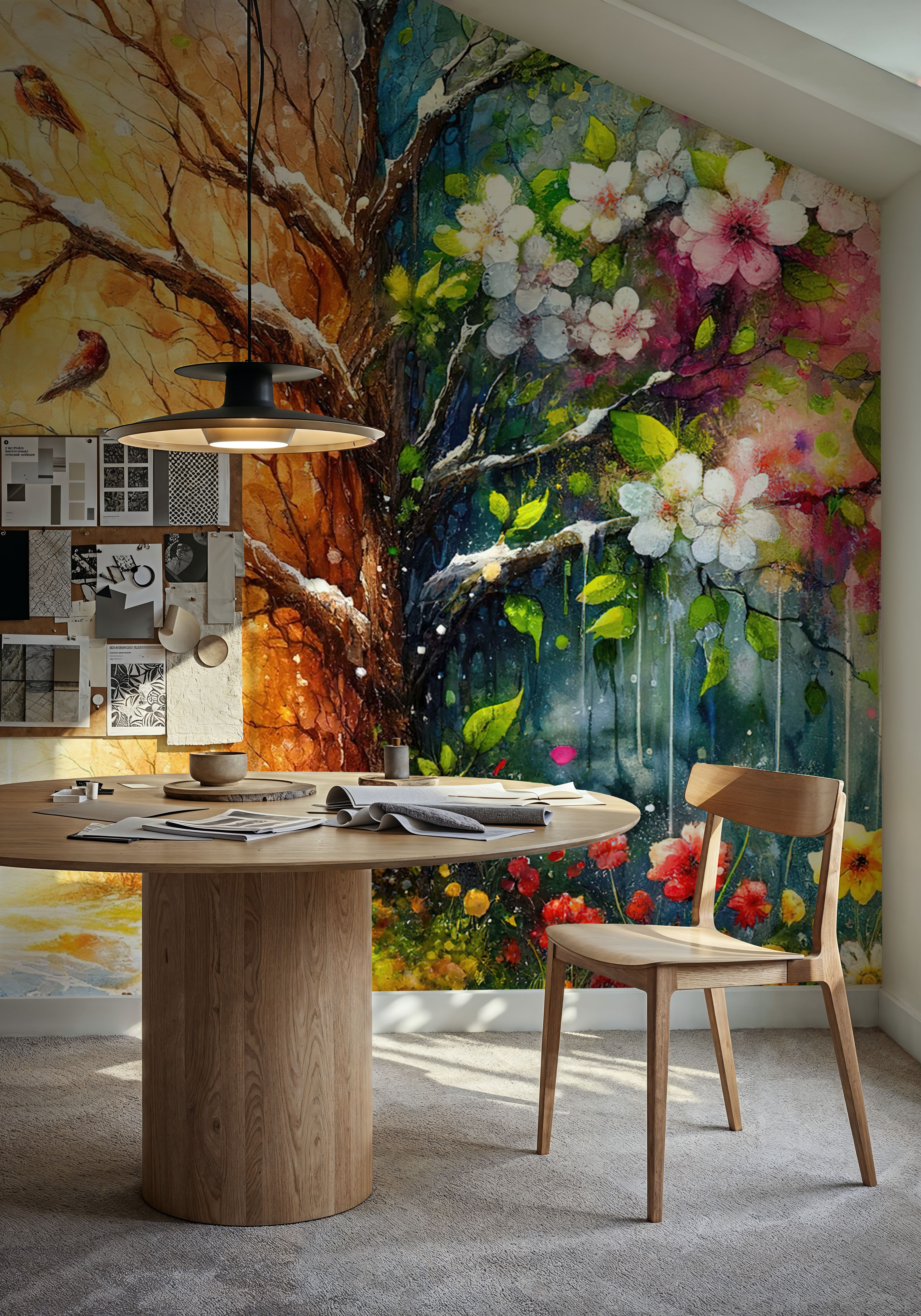 From Winter to Summer in Watercolor