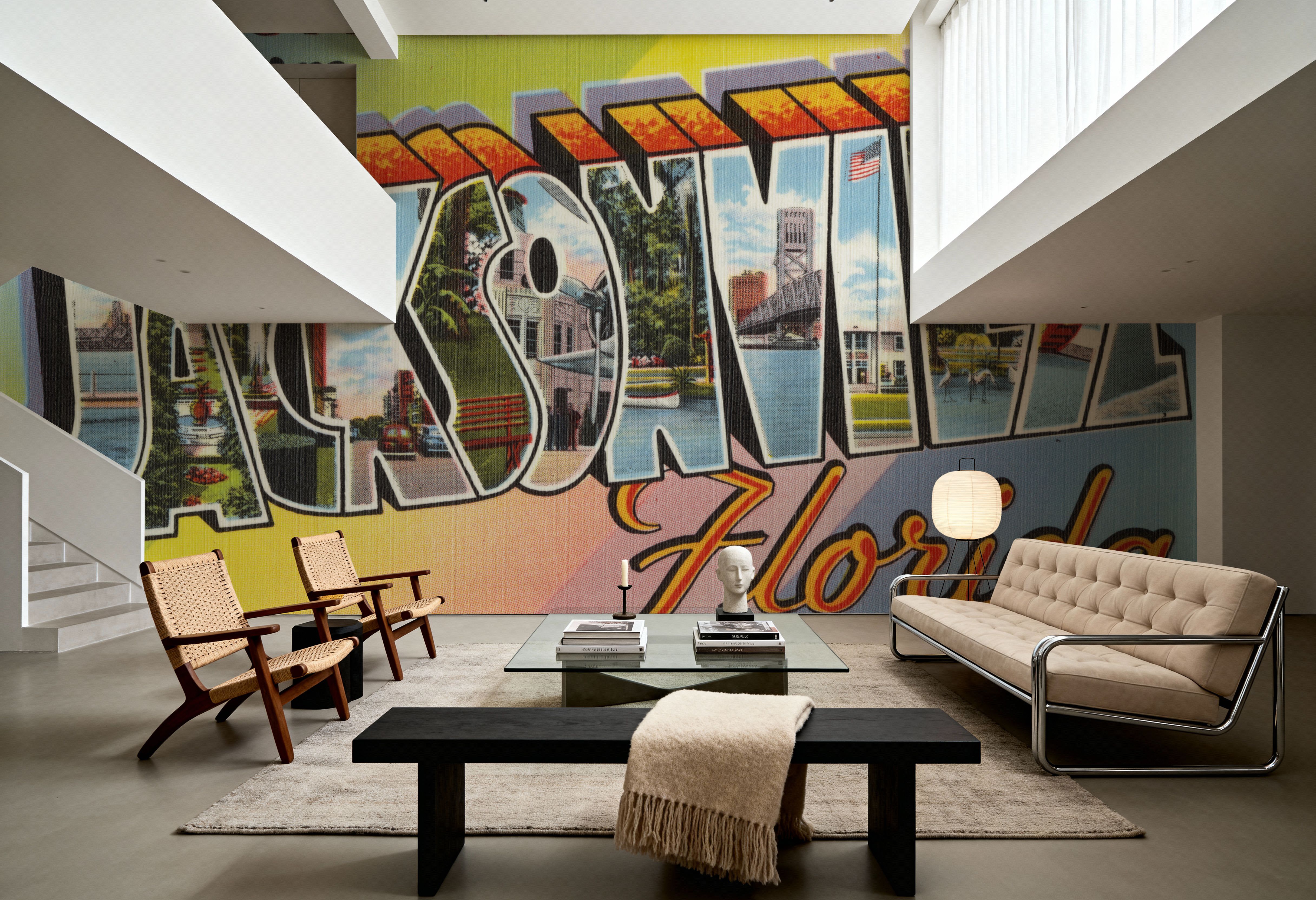 Greetings from Jacksonville - Screenprint Postcard