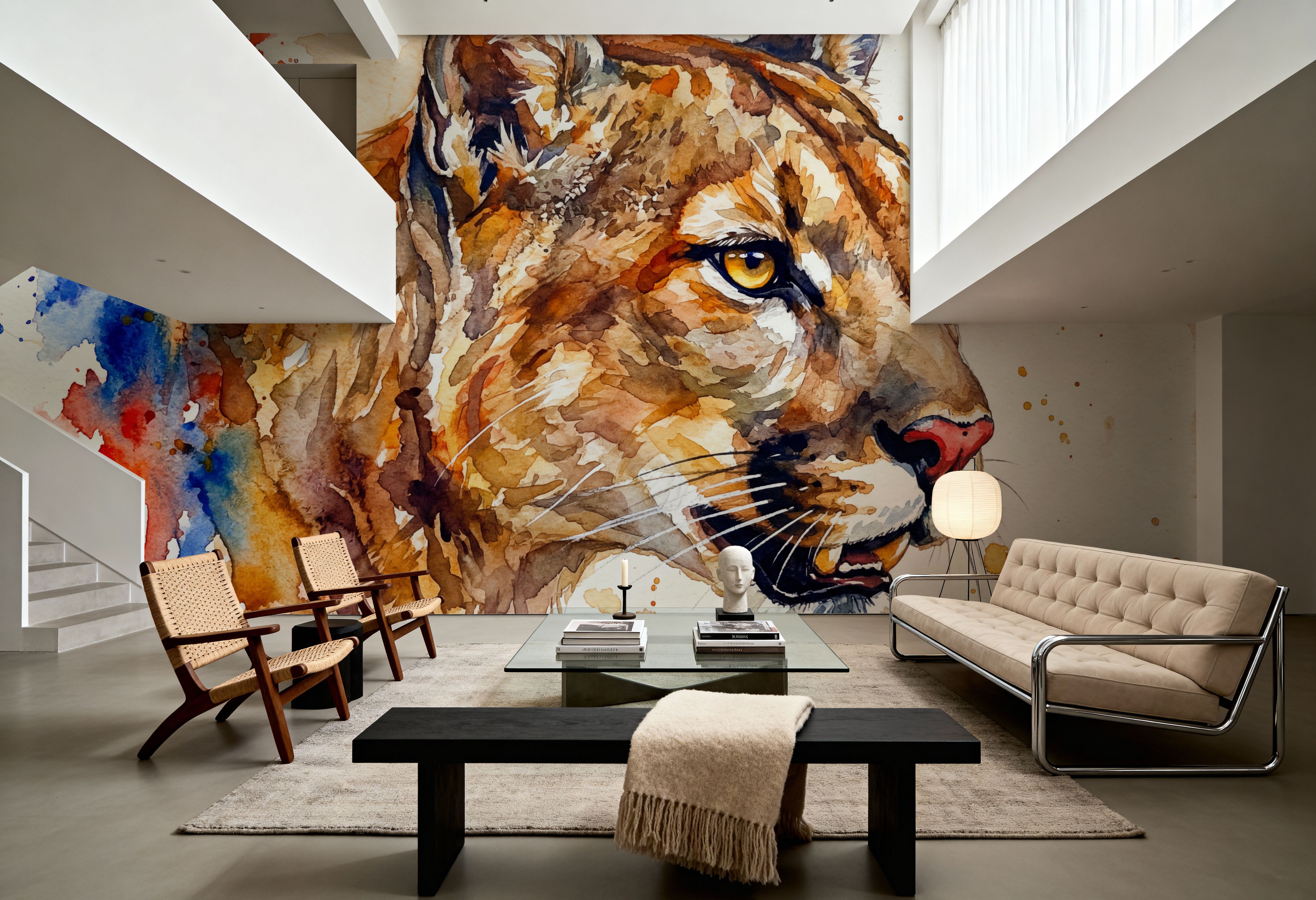 Cougar - Watercolor Predators Series