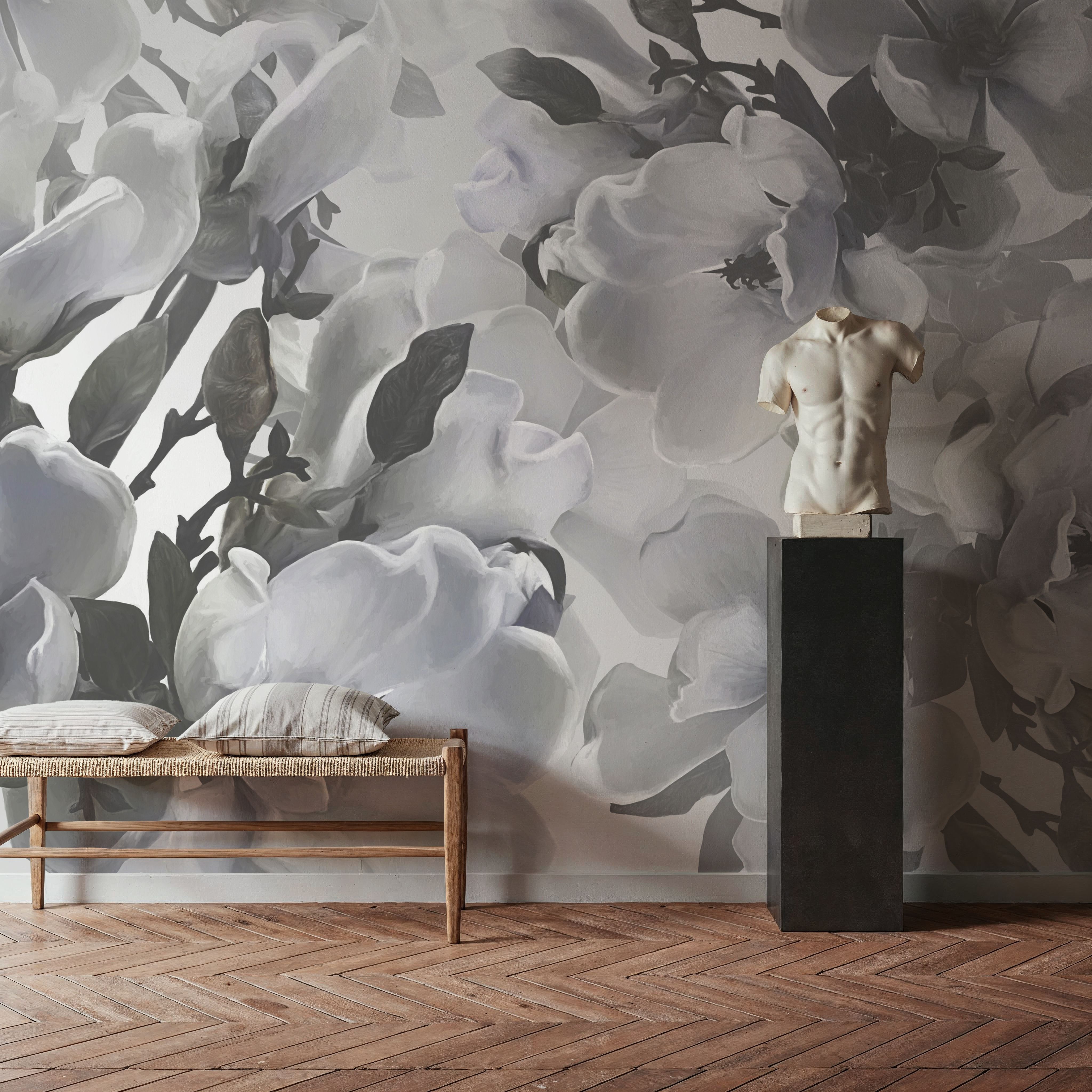 Dreaming of Magnolias Small (No Lines), Blue