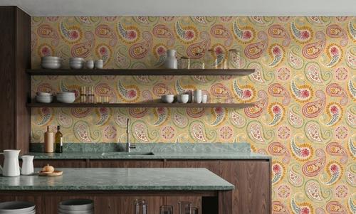 Harvest Paisley Yellow