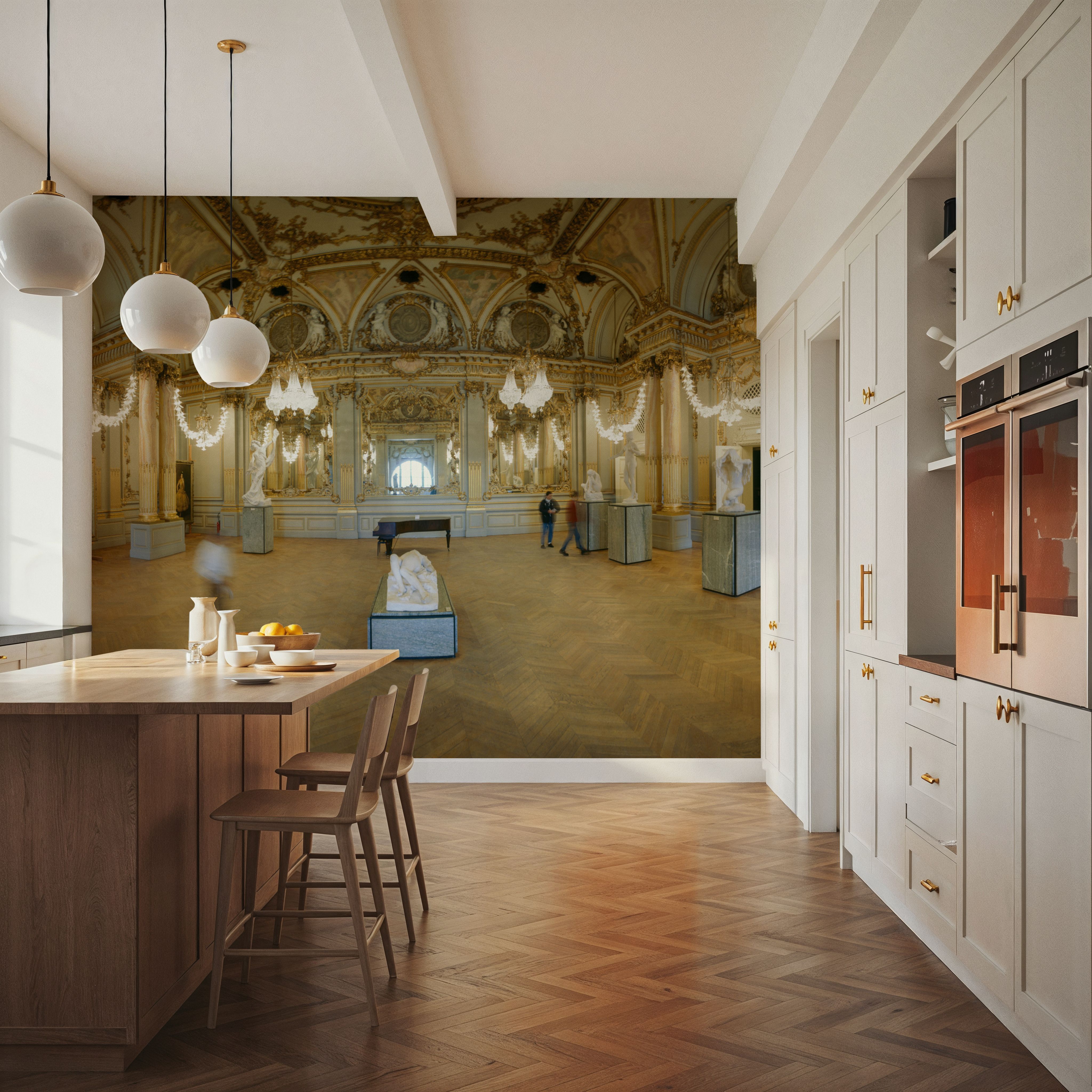 Wall Mural - Palatial Grandeur - Bedroom - Wallism UK - Premium, Textured or Peel & Stick