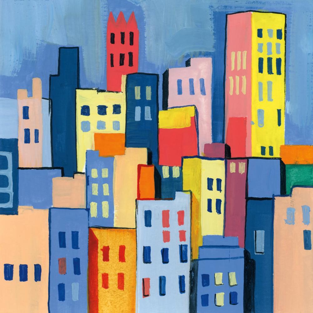 Abstract City View