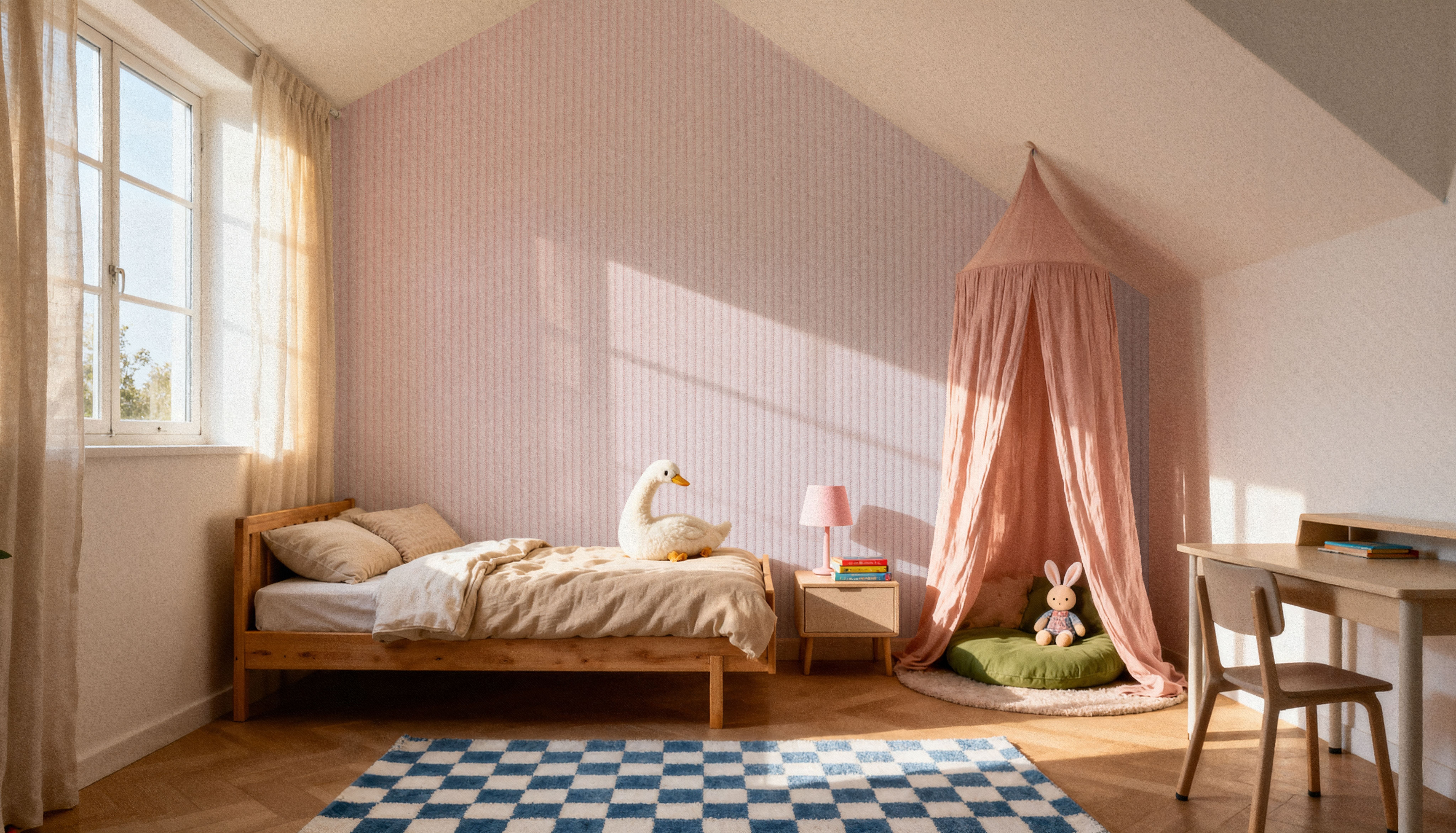 Corduroy Stripes, Papel pintado