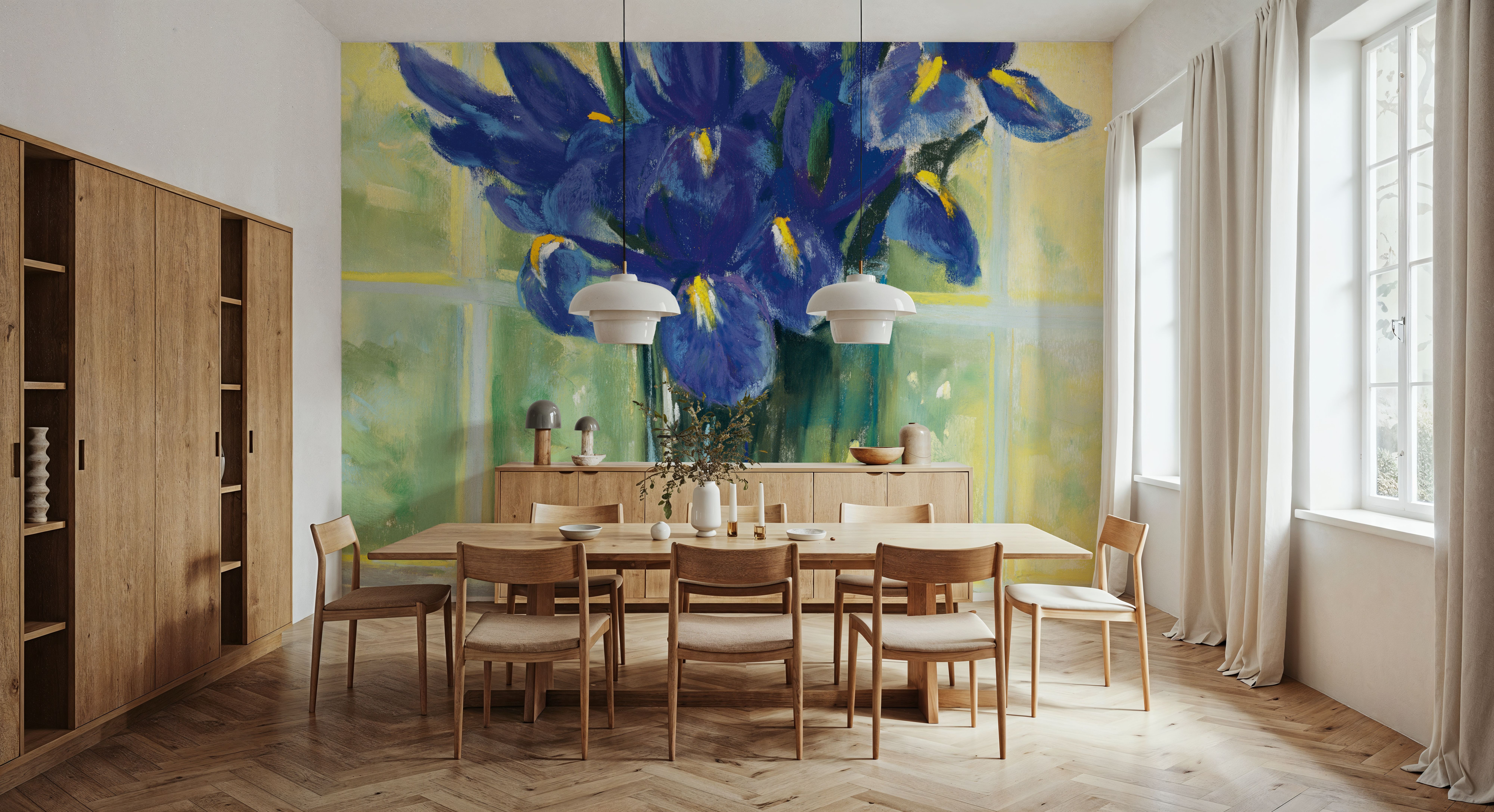 Windowsill Floral III, Behang