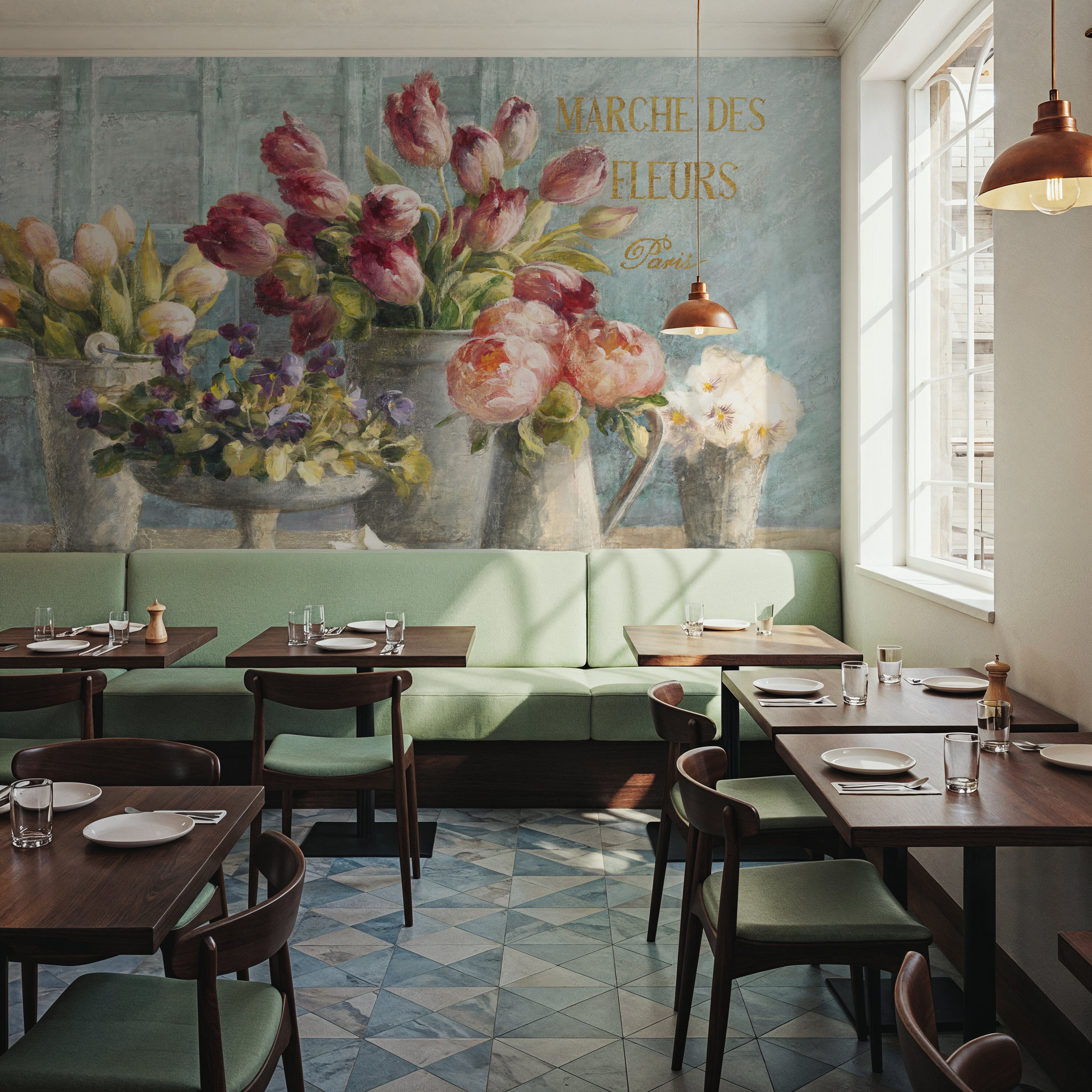 Marche des Fleurs Blue Gold