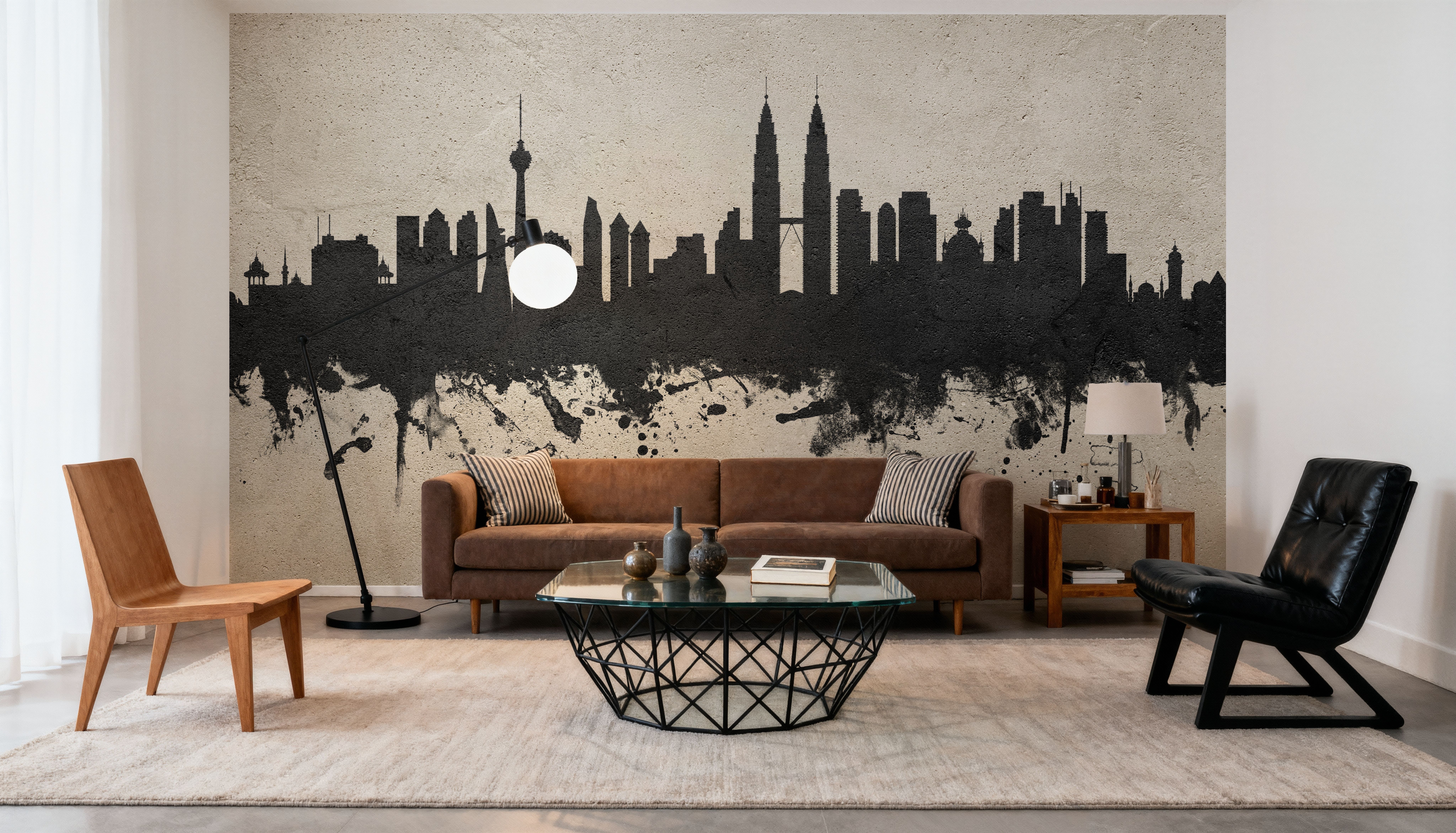 Kuala Lumpur Skyline Concrete