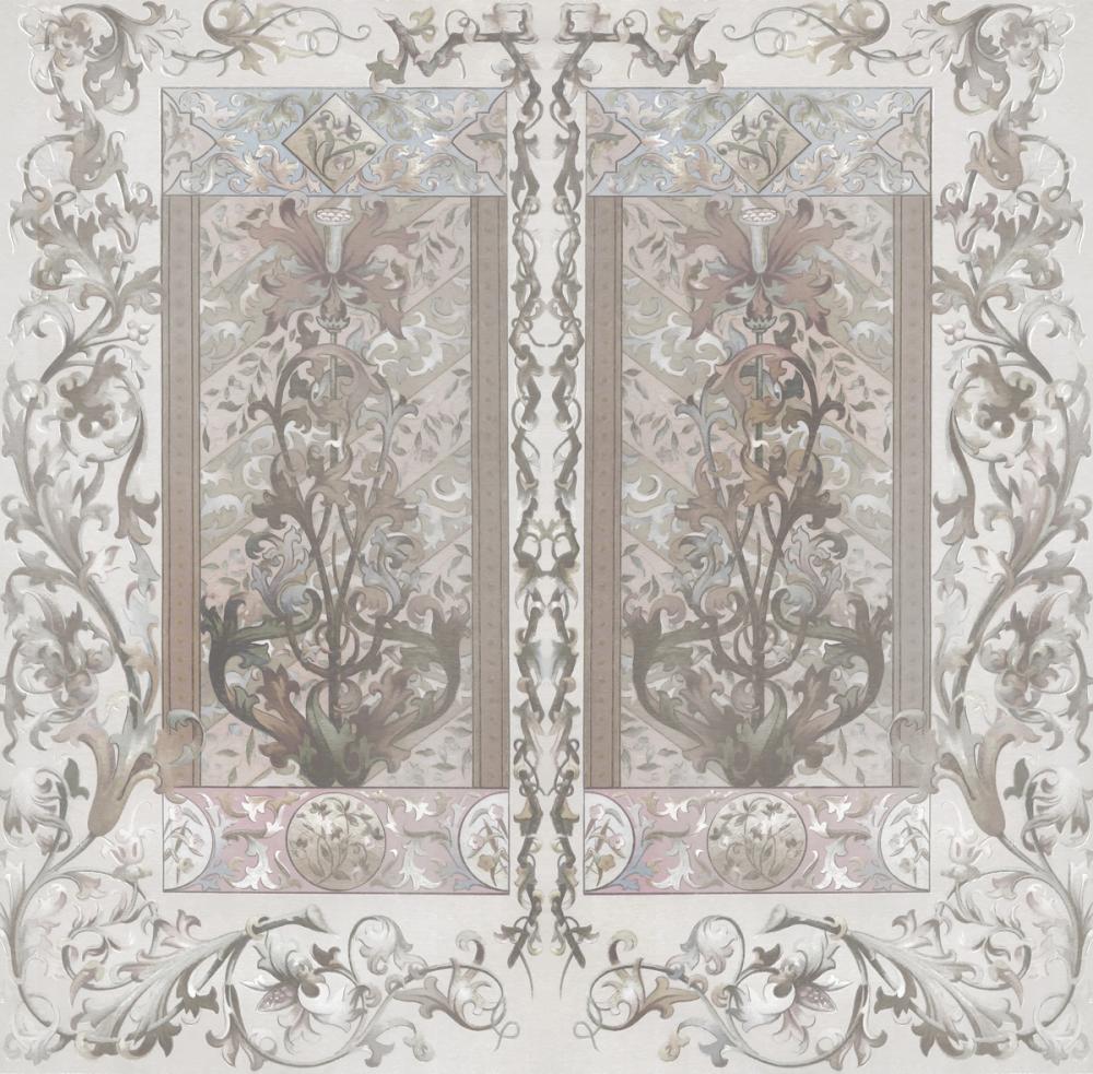 Plant Fantasy Ornament, Beige