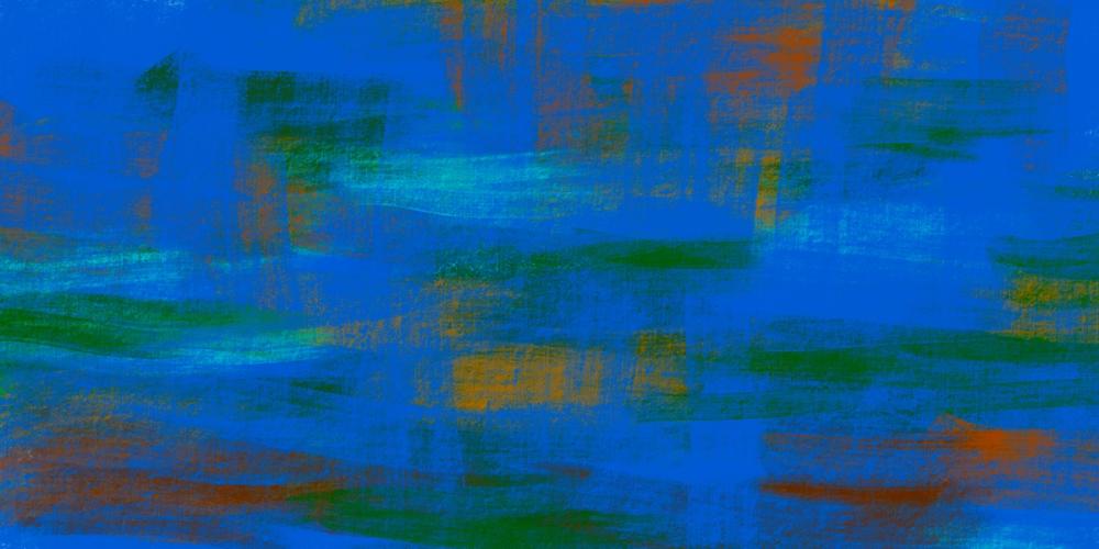 Close Up Blue, Brush Strokes