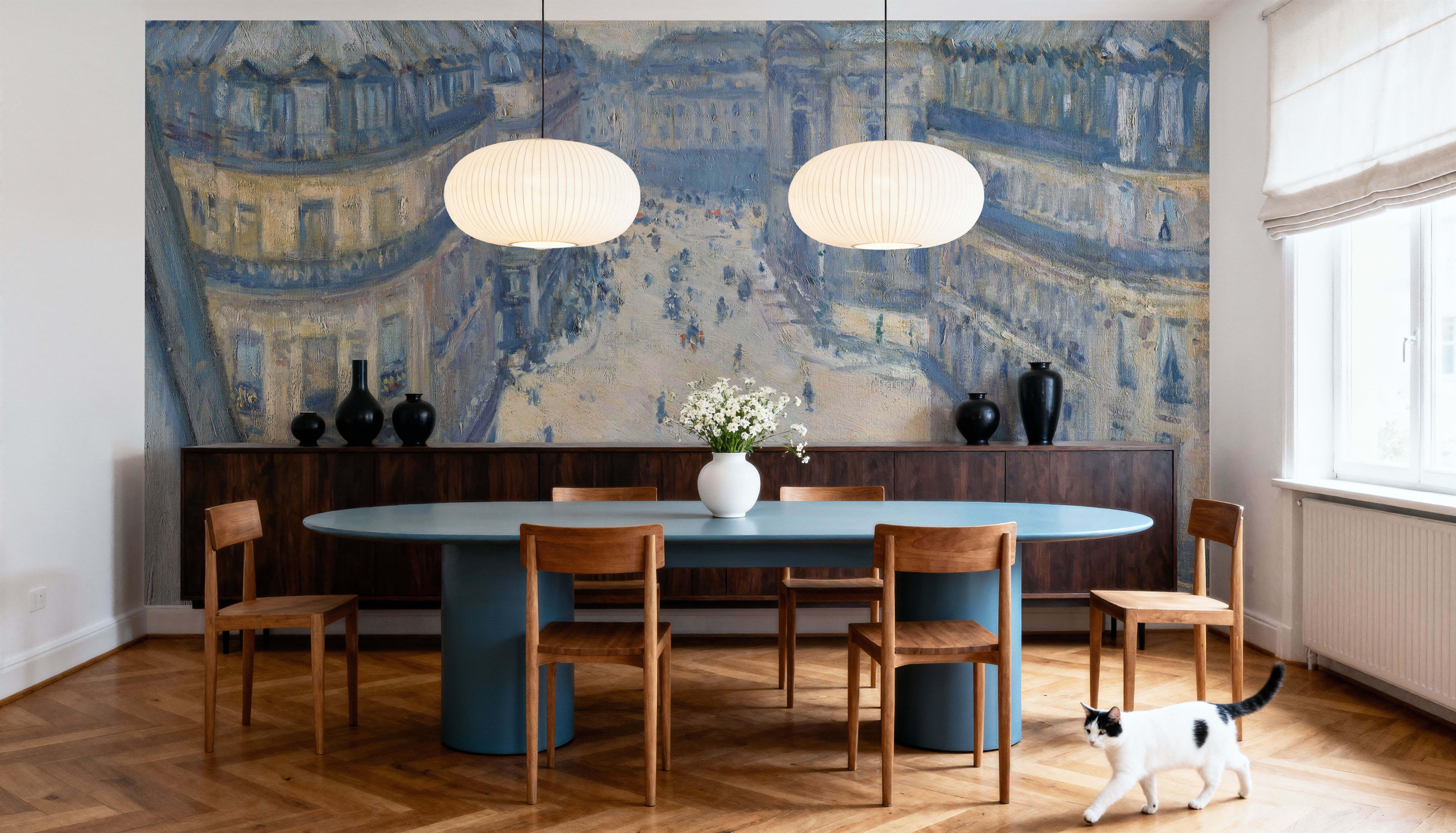 Rue Halévy, vue d'un sixième étage 