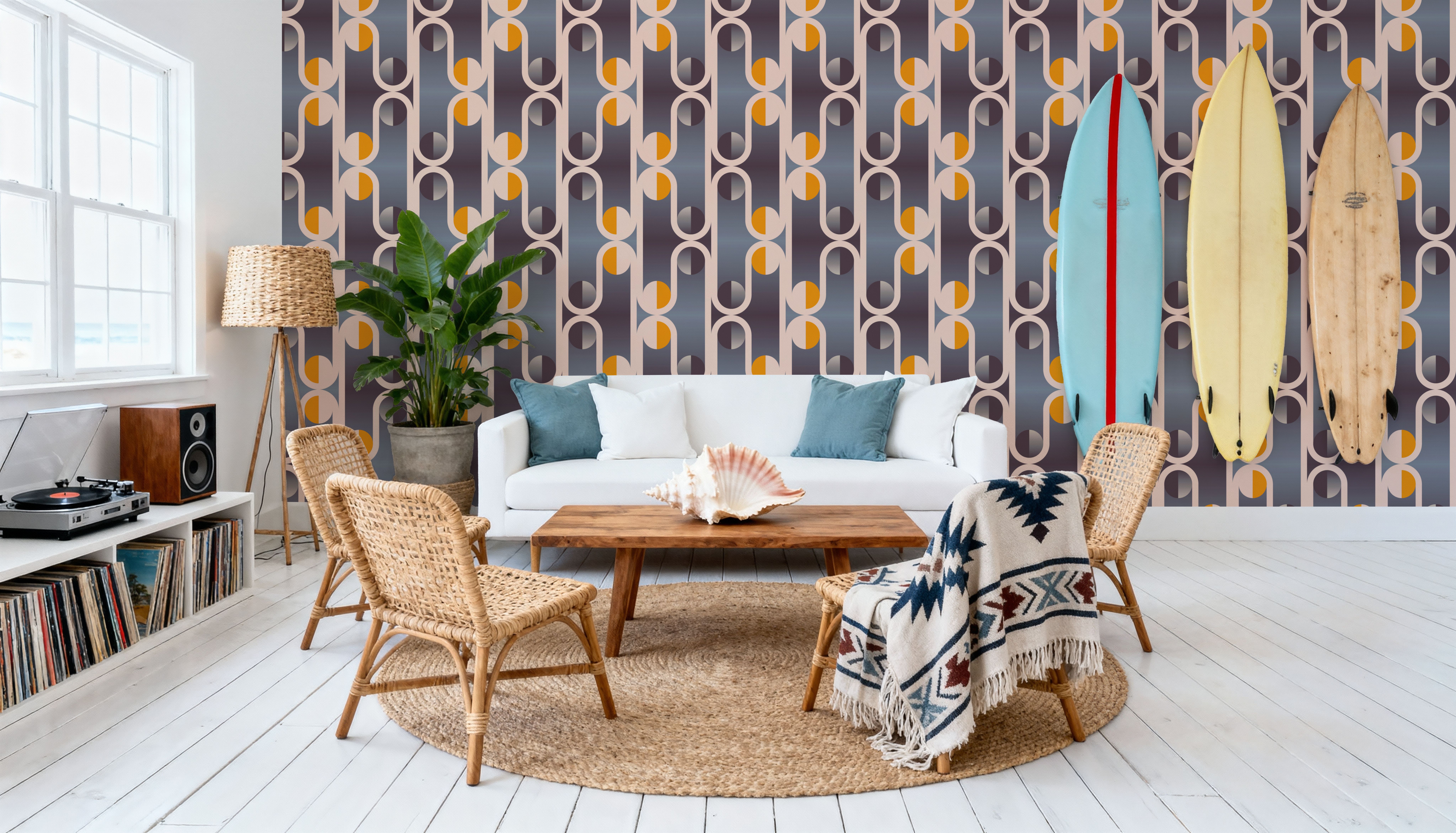 Art Deco Trellis, Lilac