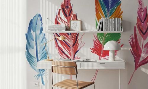 Rainbow Feathers IV