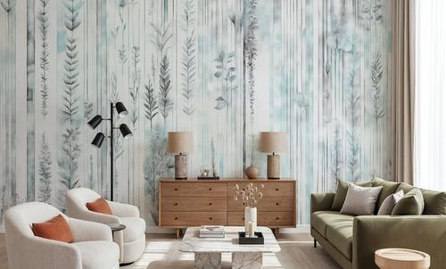 Botanical Wall Teal