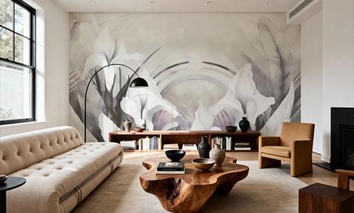 Irises and Feathers Smoke