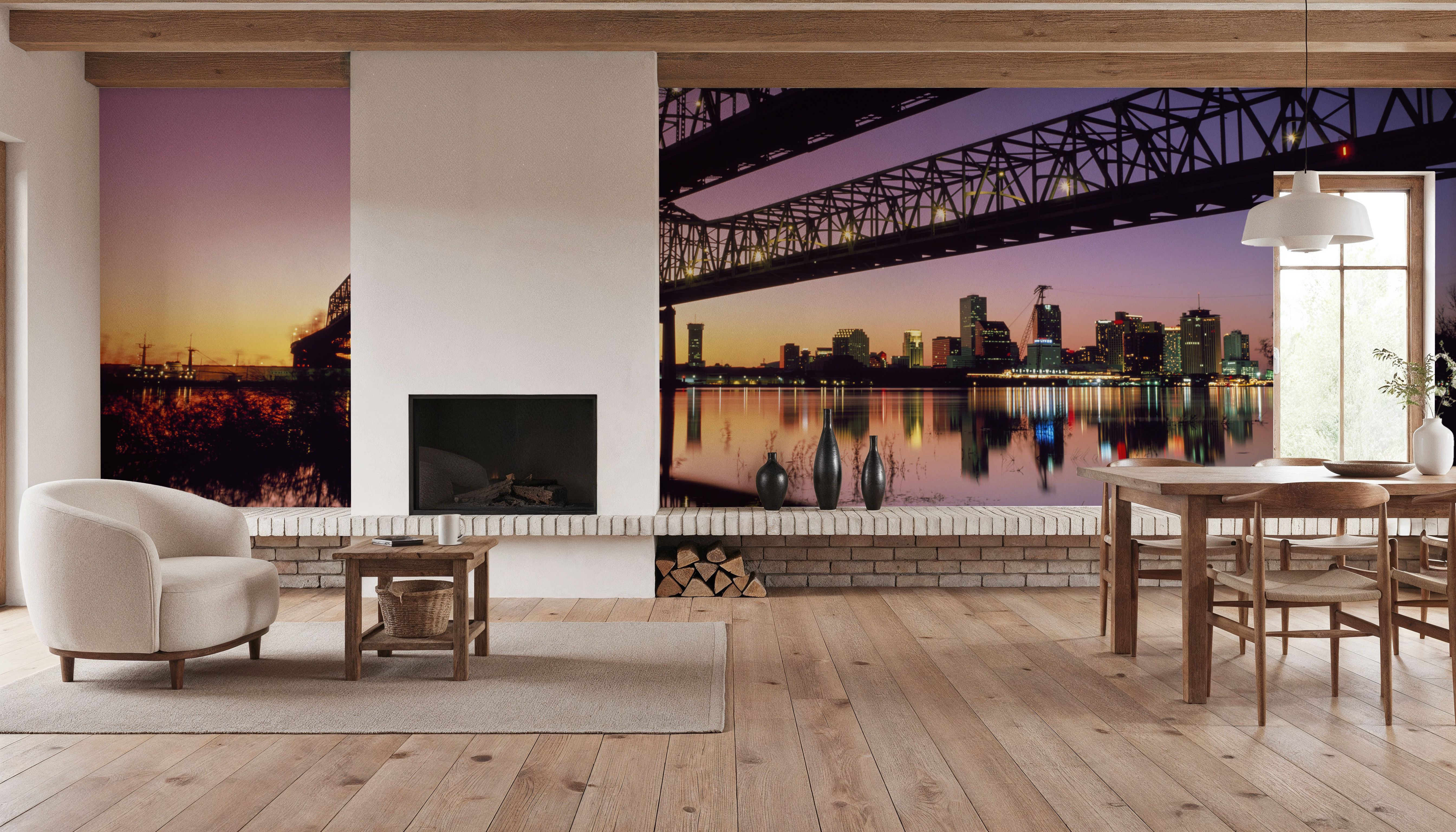 Urban Twilight Crossing, Wallpaper