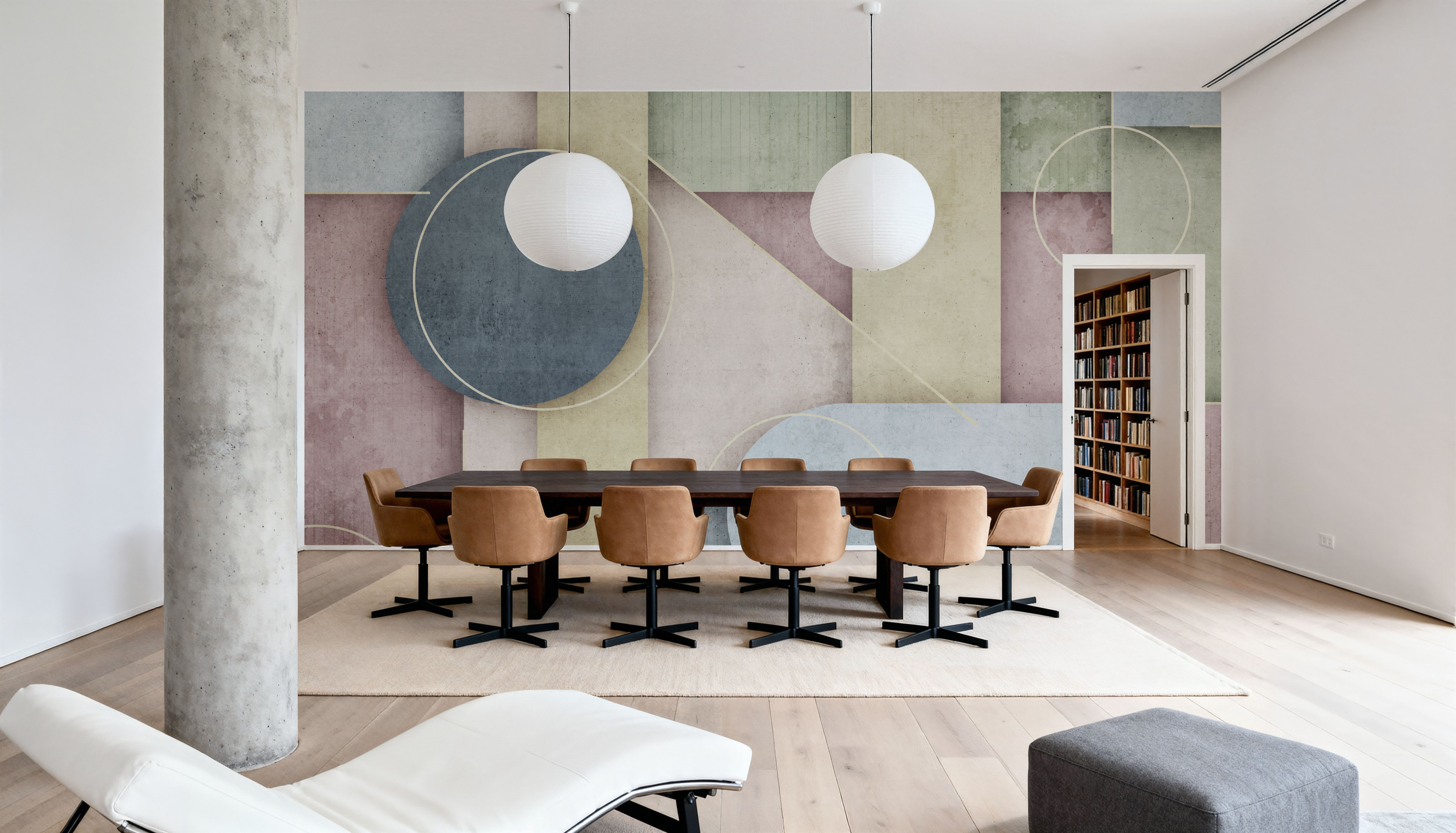 Bauhaus Concrete Wall