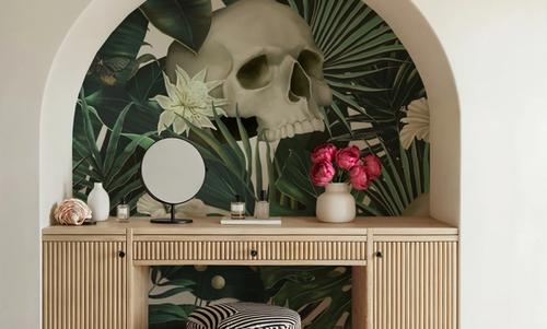 Peonies and Skulls