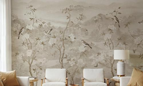 Peony Tree Landscape, Sand