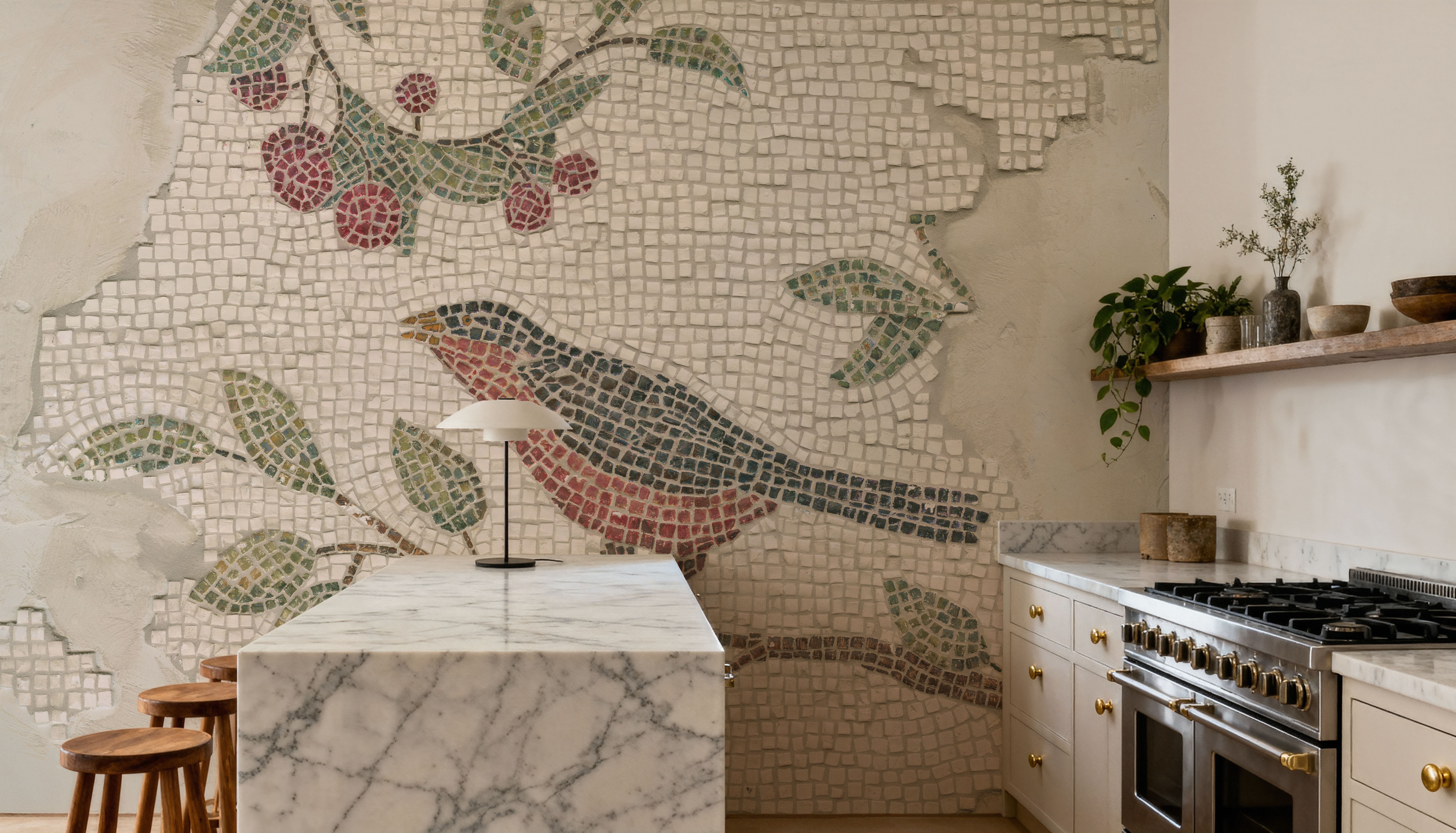 Ancient Mosaic, Papel pintado