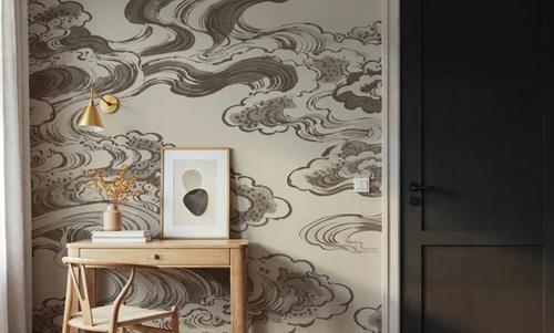 Ukiyo-e Clouds, Mauve
