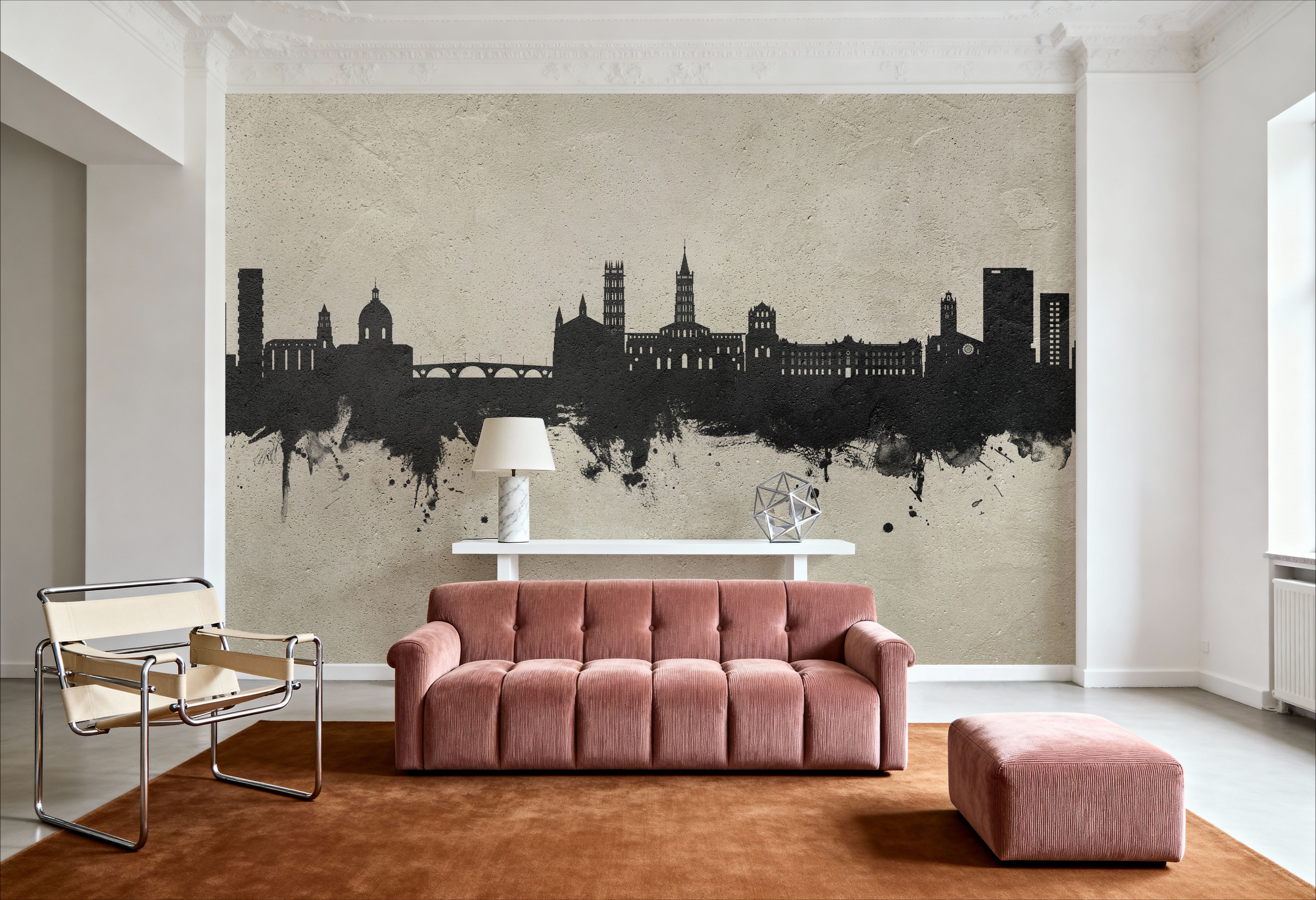 Toulouse France Skyline Concrete