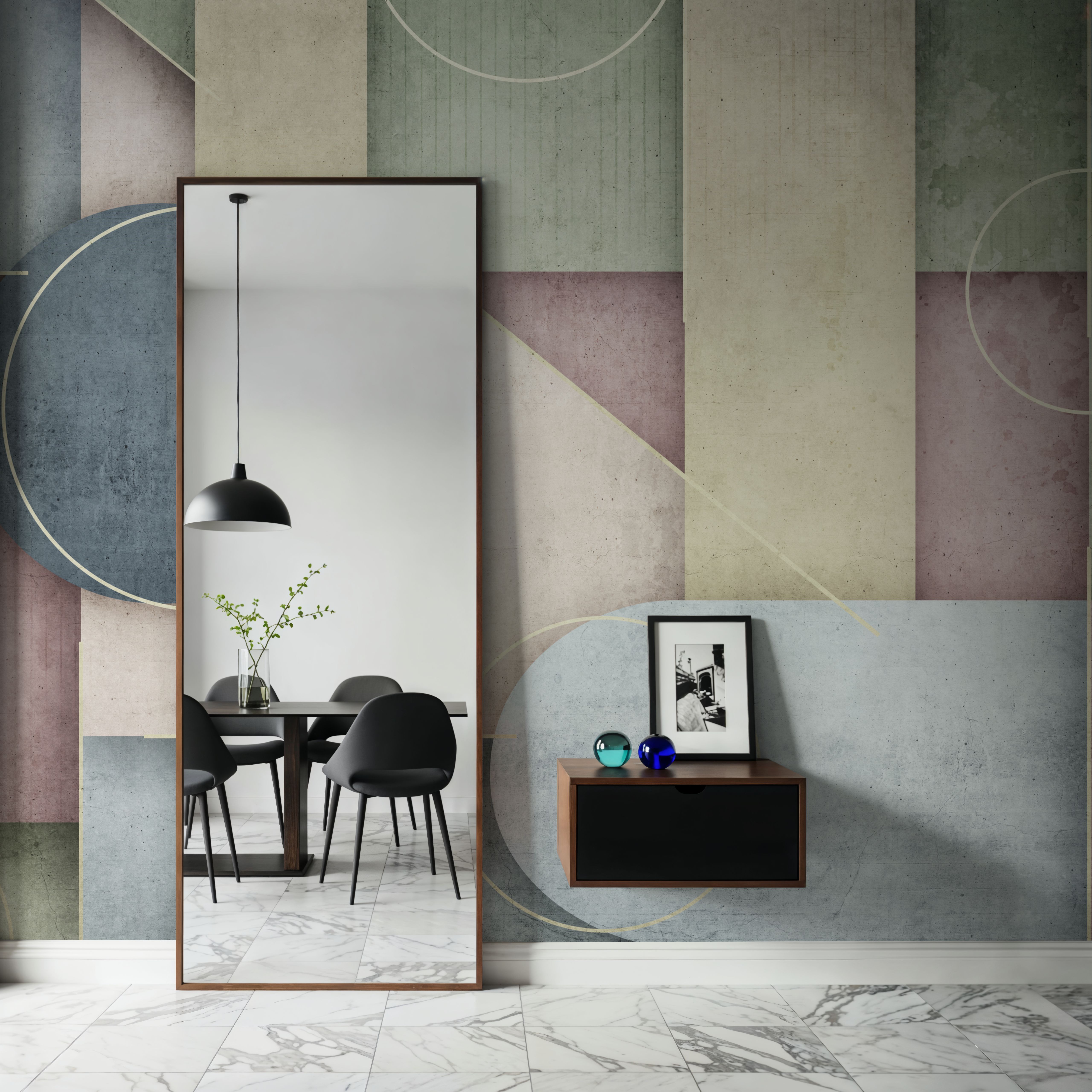 Bauhaus Concrete Wall