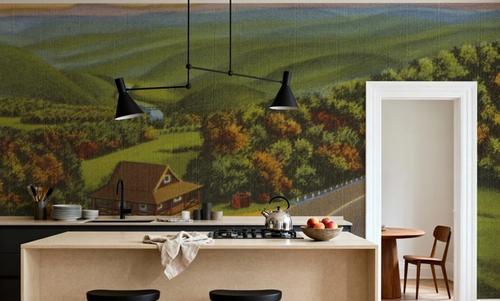 Deerfield River Valley - Screenprint Postcard