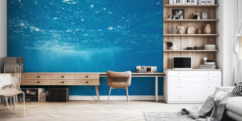 Underwater wallpaper mural 100% PVC-free and non-toxic