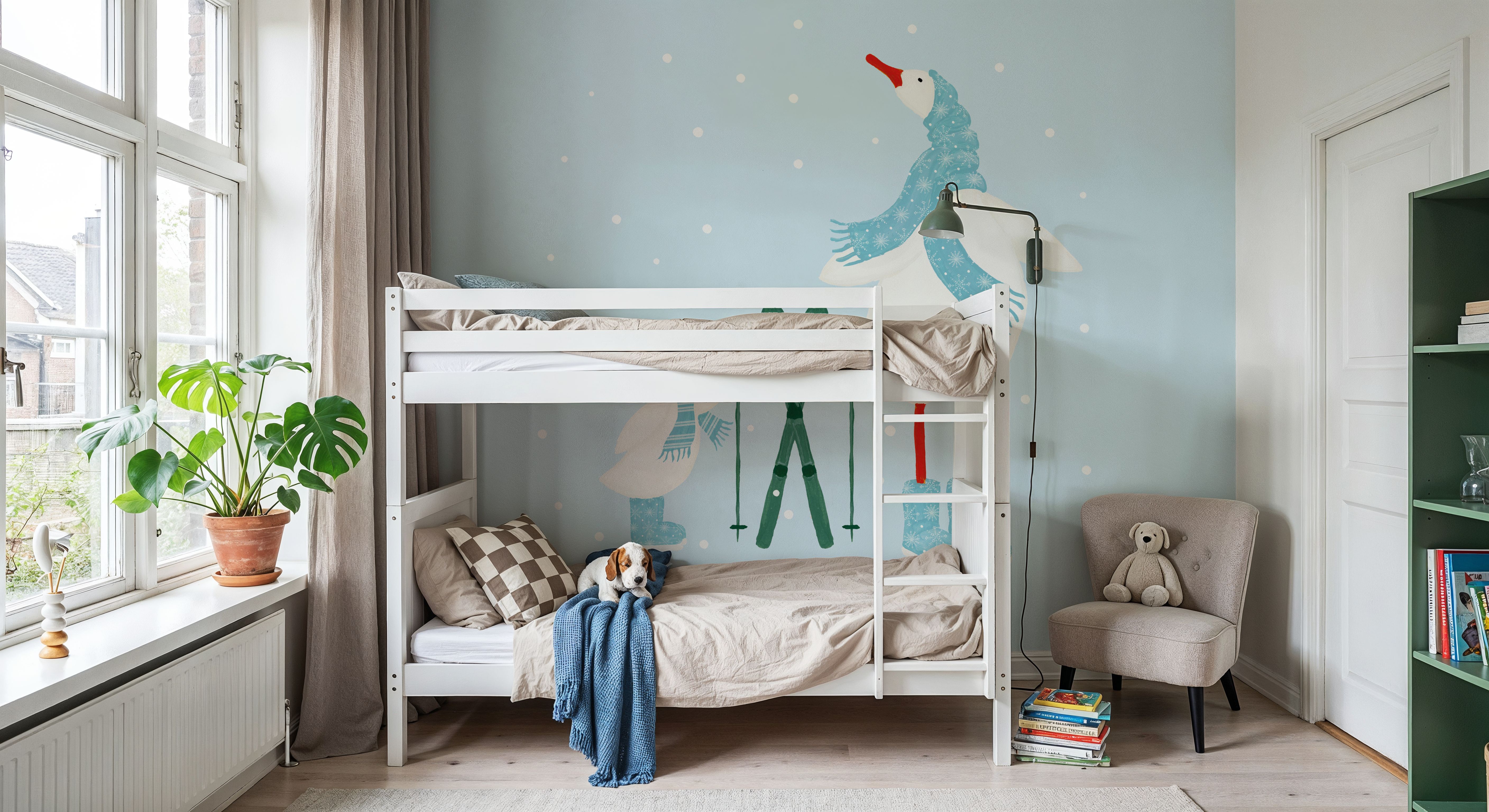 Ducks in the Snow IV