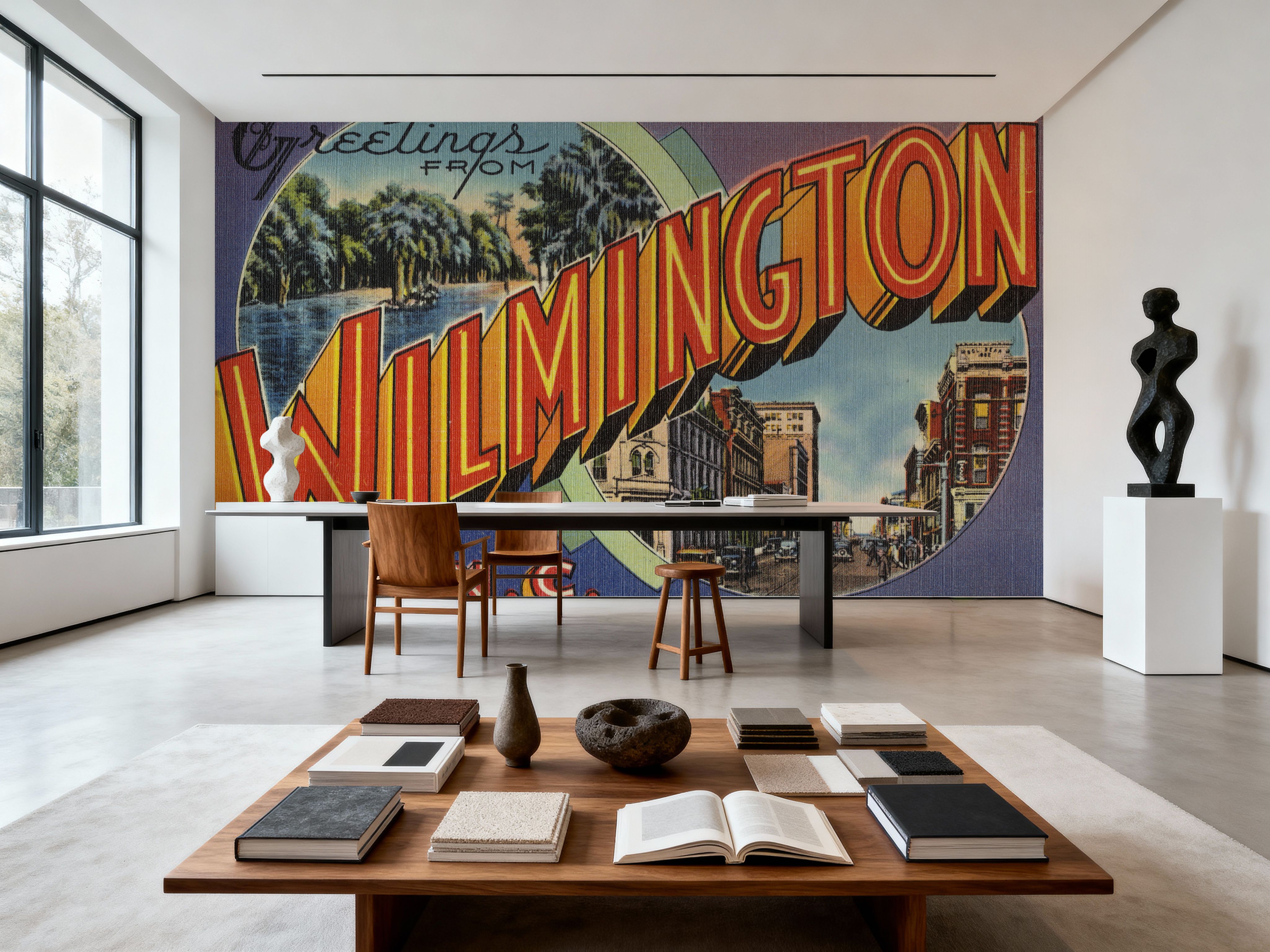 Greetings from Wilmington - Screenprint Postcard