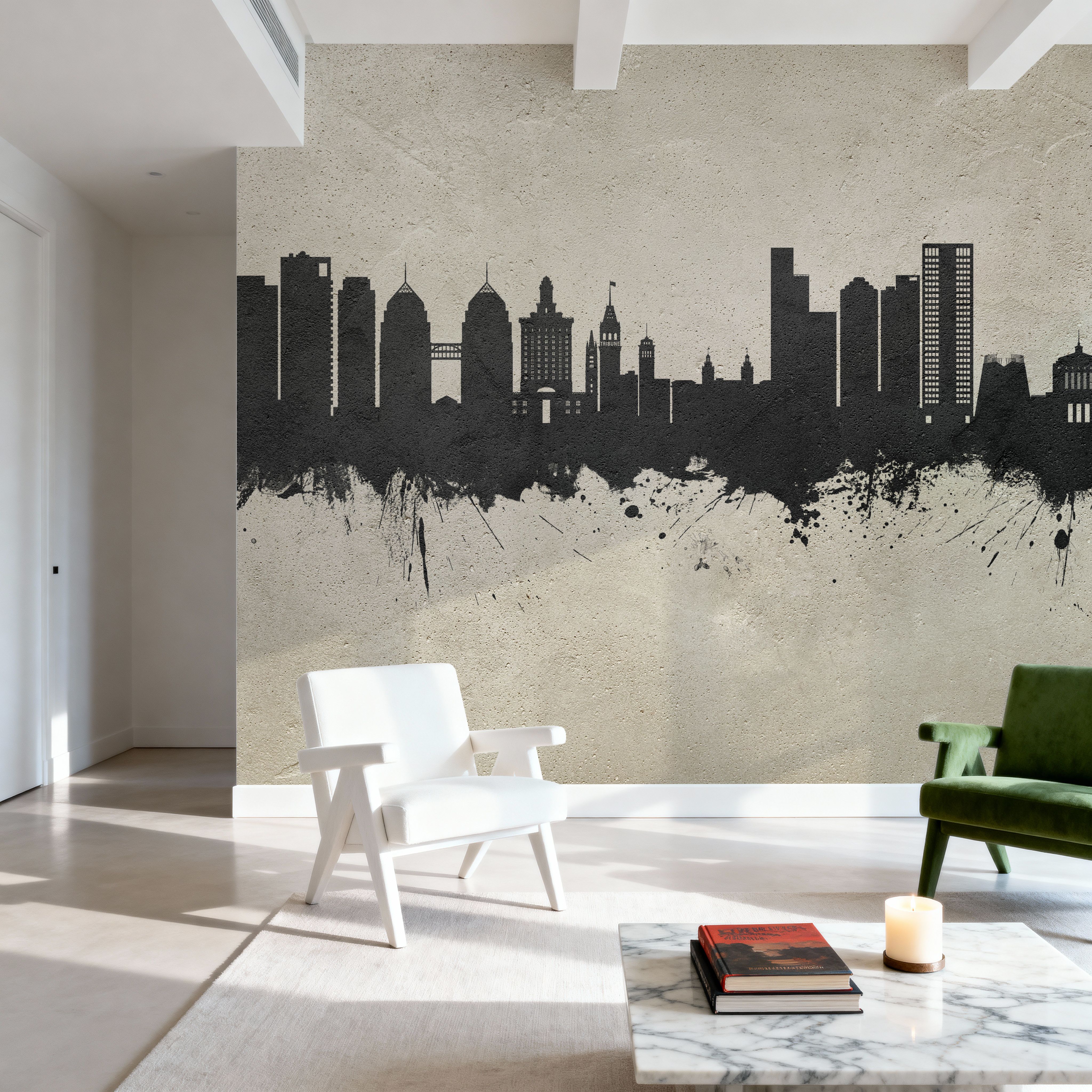 Oakland California Skyline Concrete