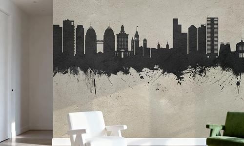 Oakland California Skyline Concrete