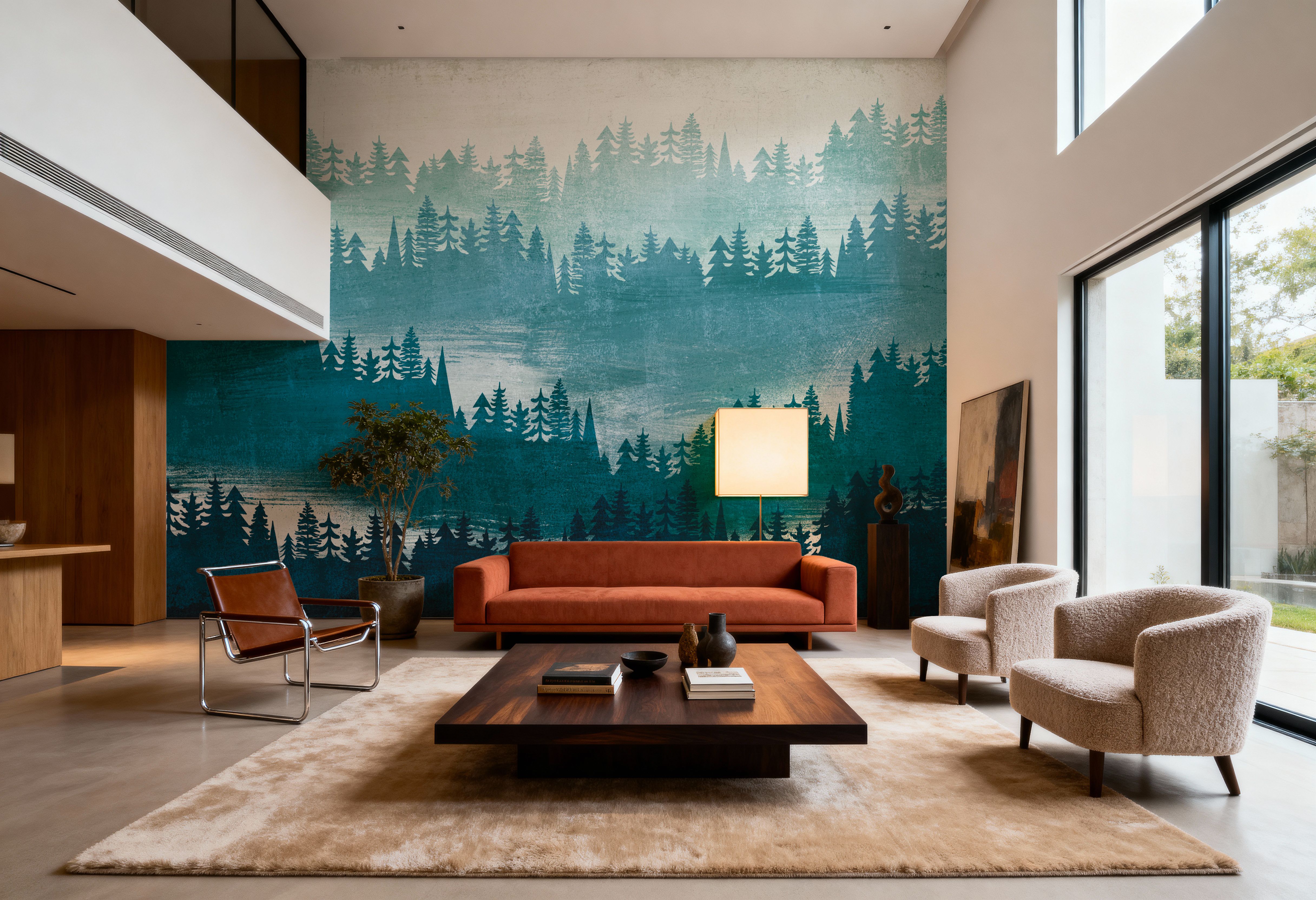 Mountainscape Blue