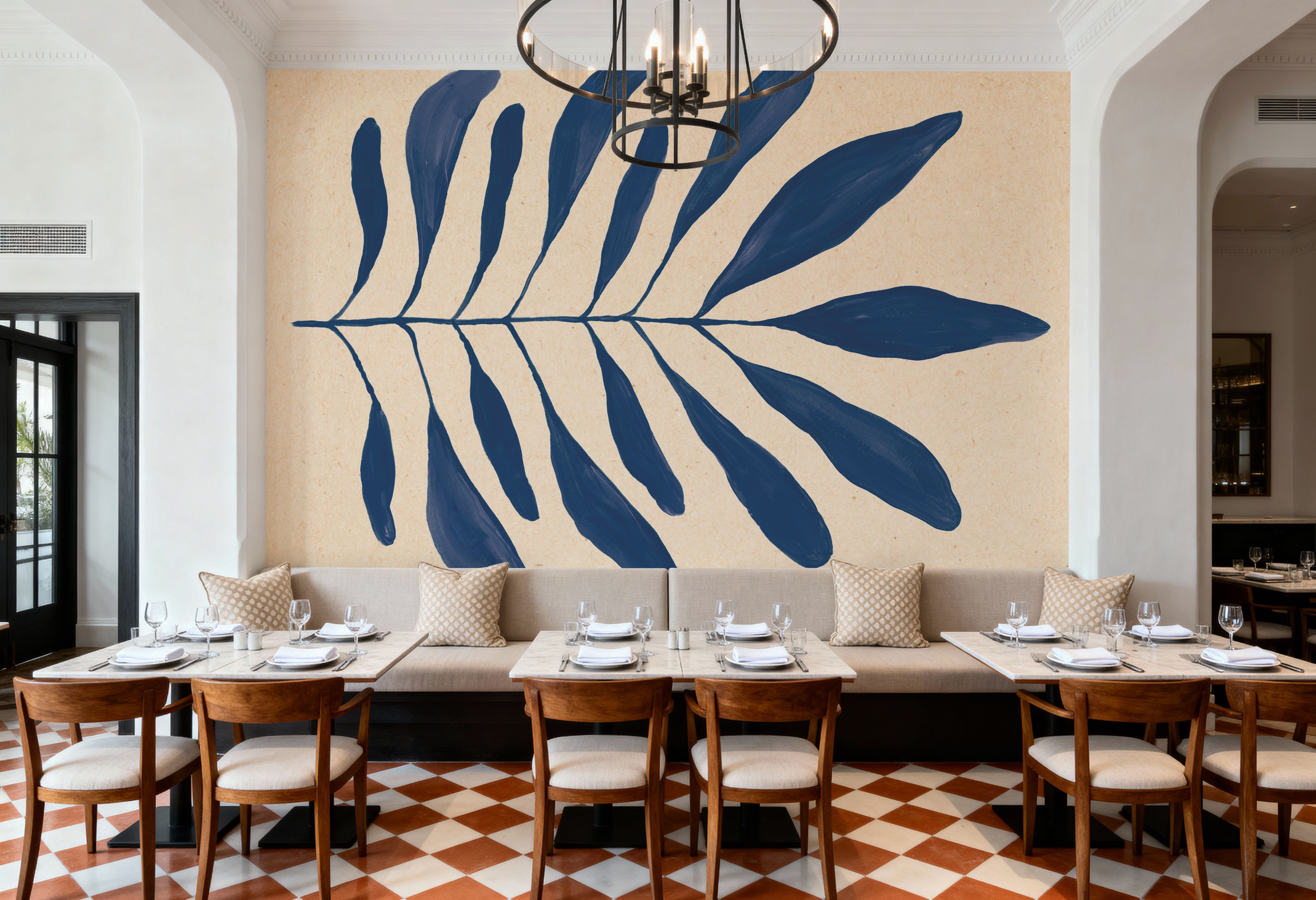 Organic Greenery I, Papel pintado