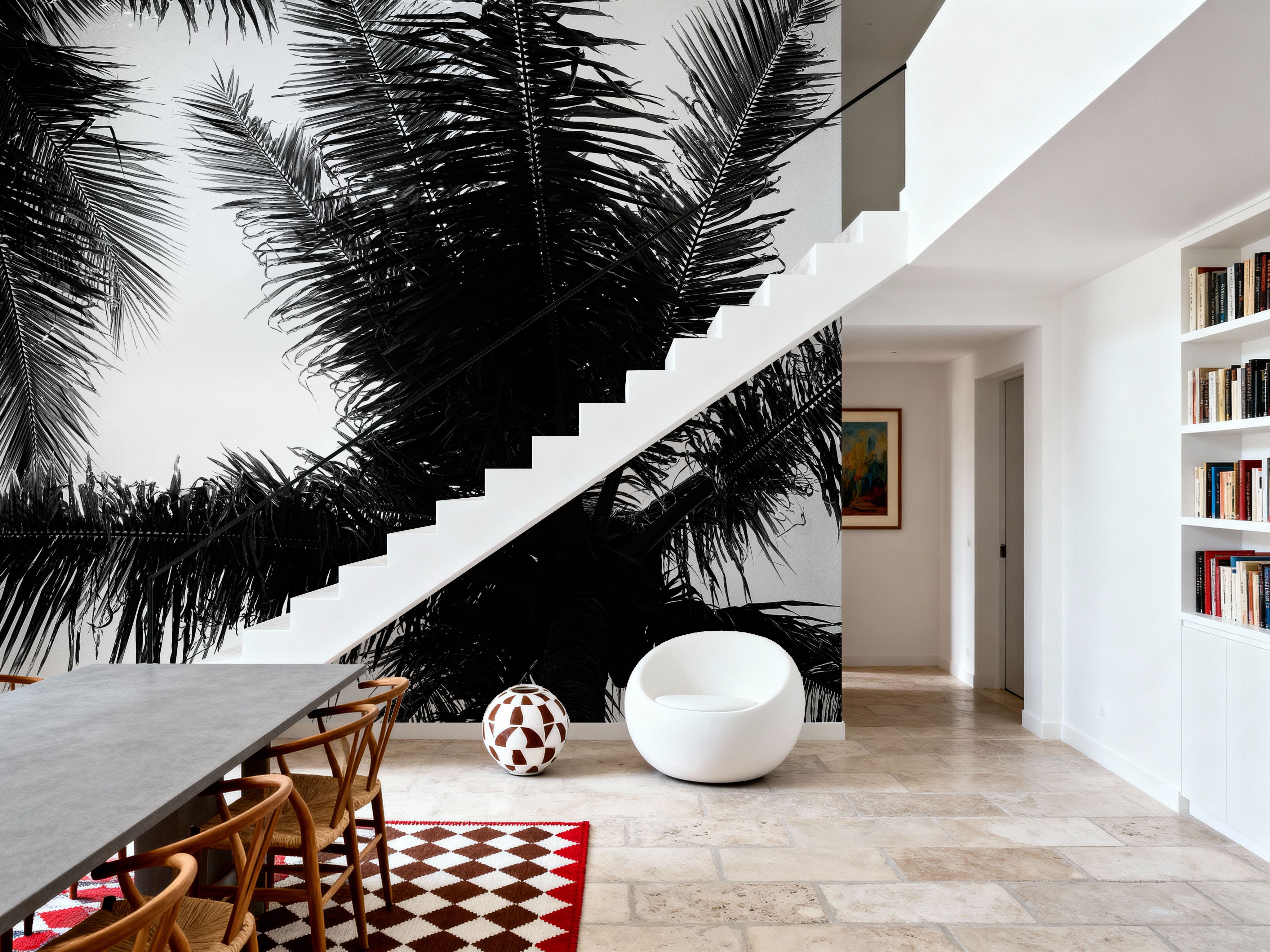 Palm Tree Looking Up I