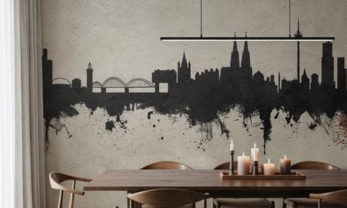 Cologne Germany Skyline Concrete