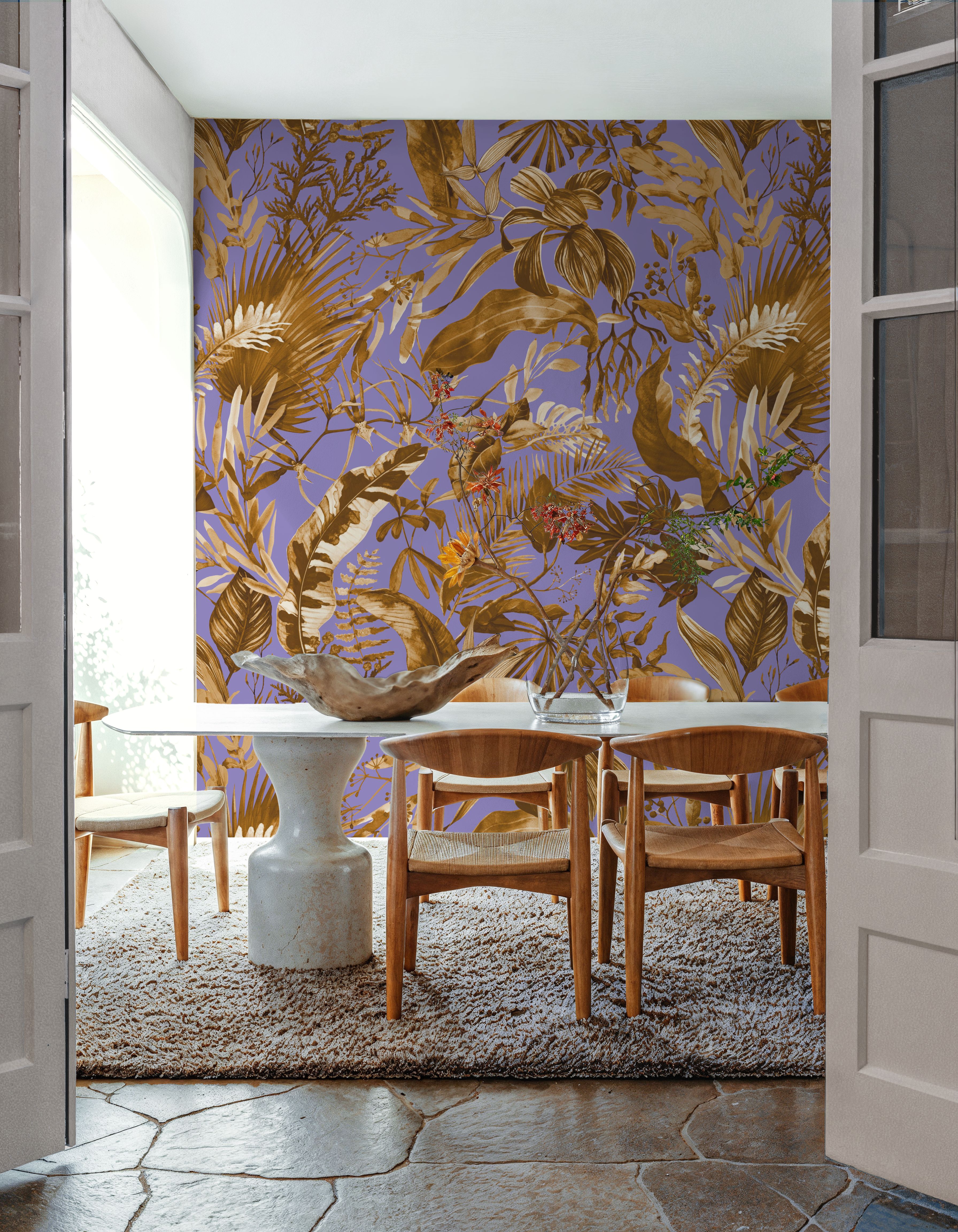 Bright Purple Leaves