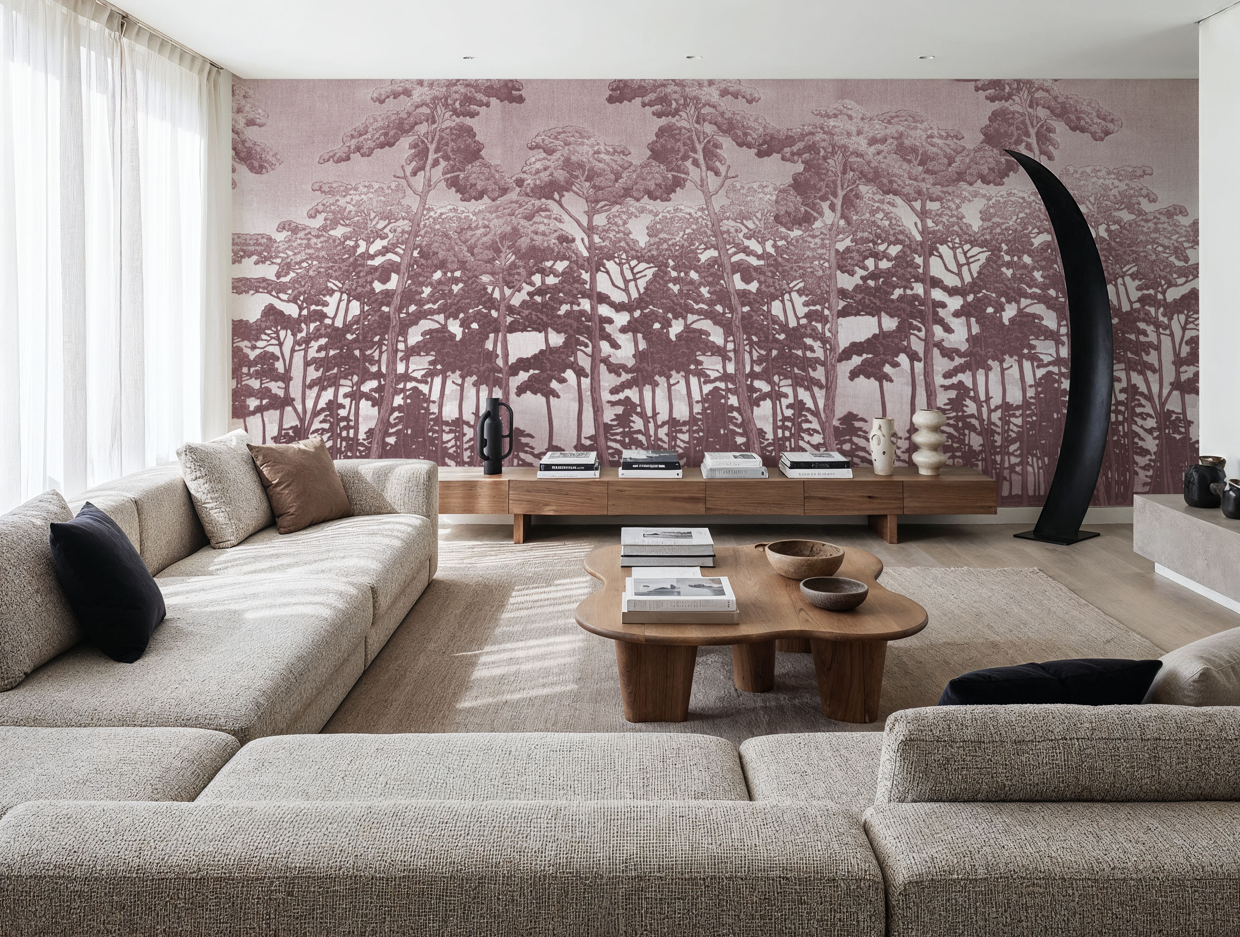 Tranquil Pinescape, Dusty Wine