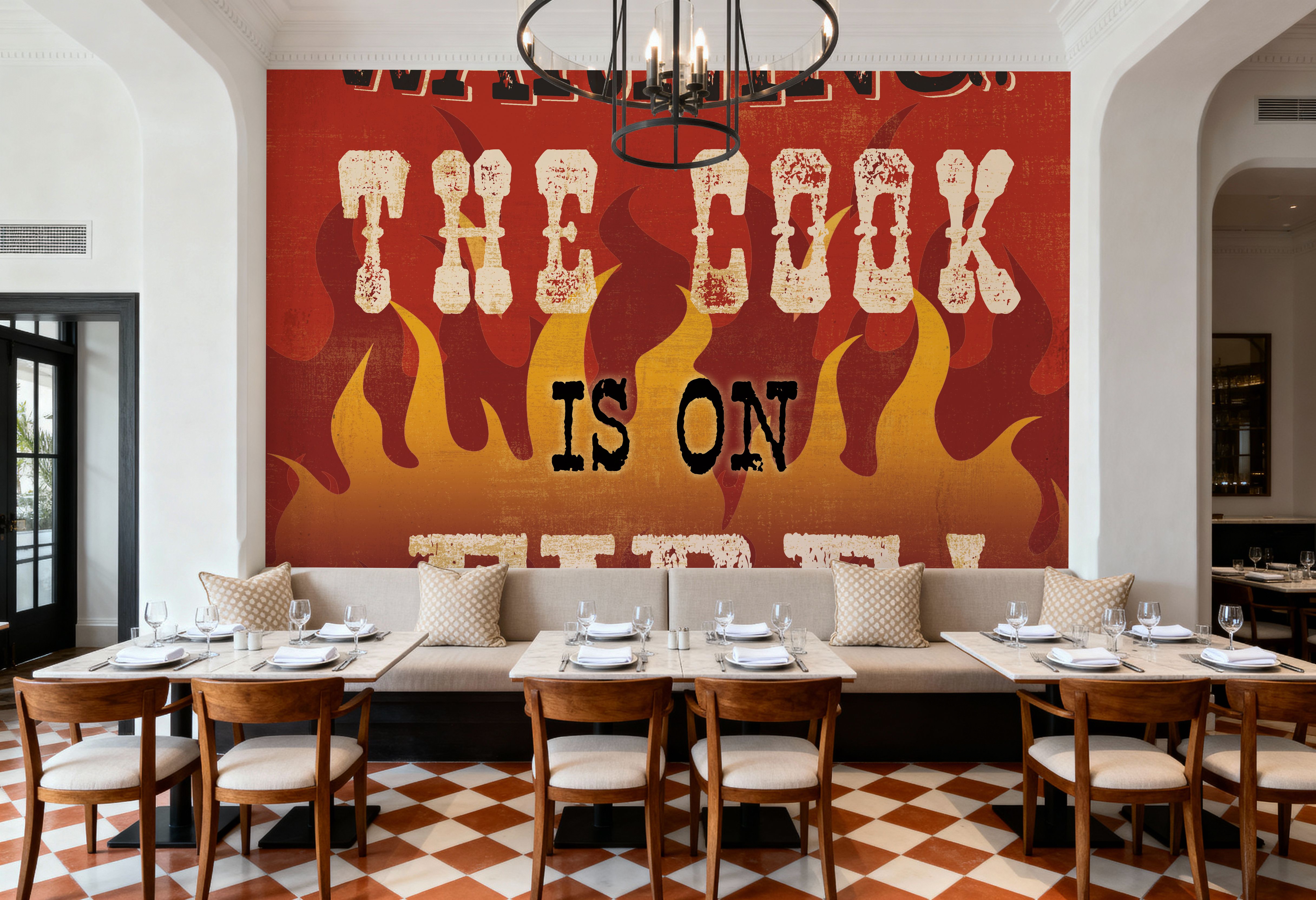 The Cook is On Fire