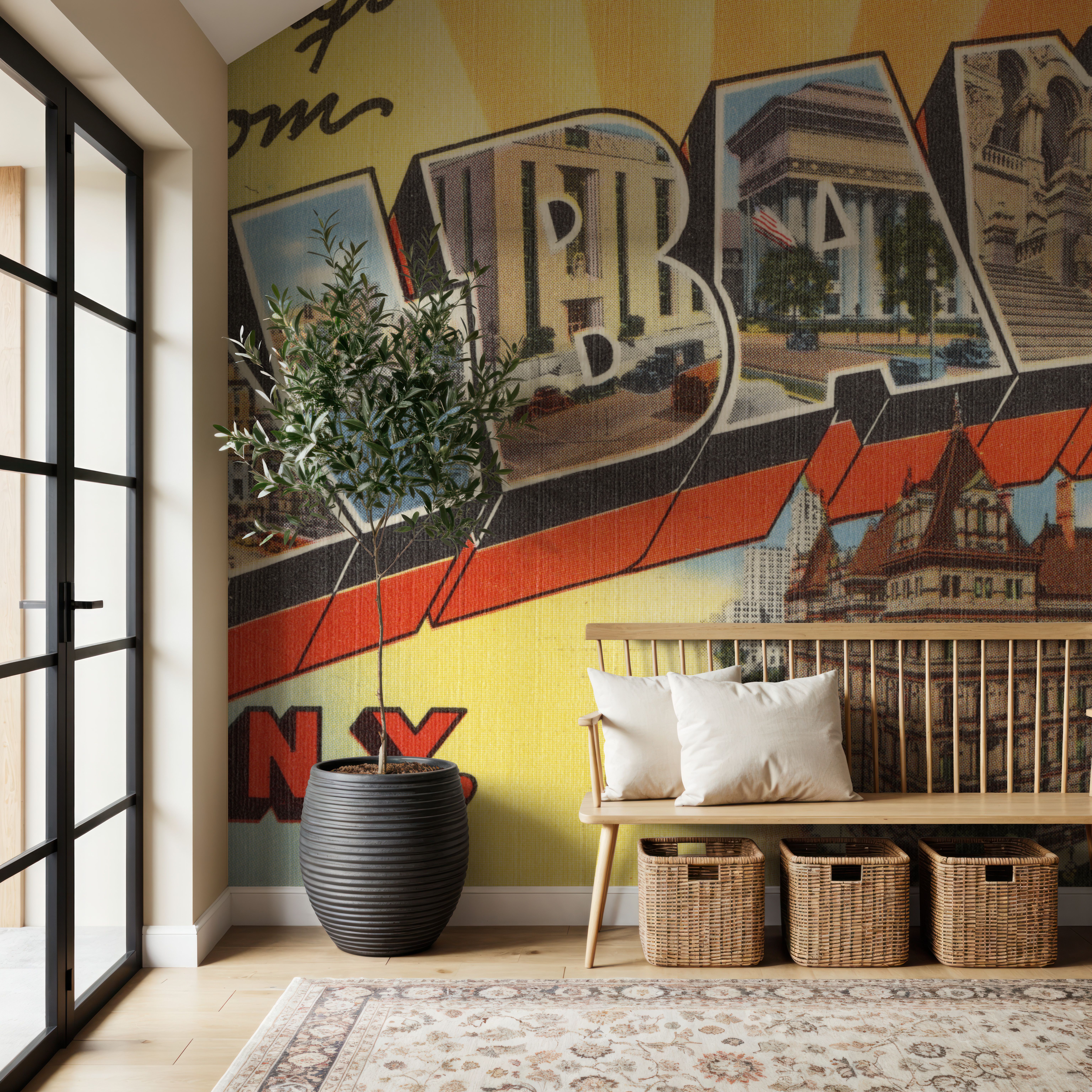 Greetings from Albany - Screenprint Postcard