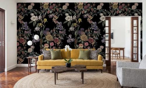 Floral Gaze, Black
