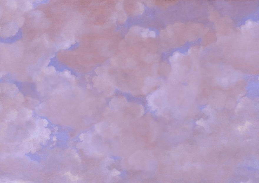 Painted Dreamy Clouds, Aura Indigo