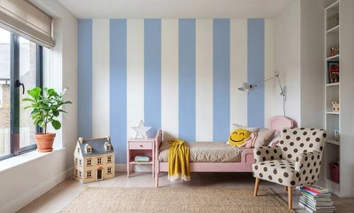 Circus Stripes, Baby Blue