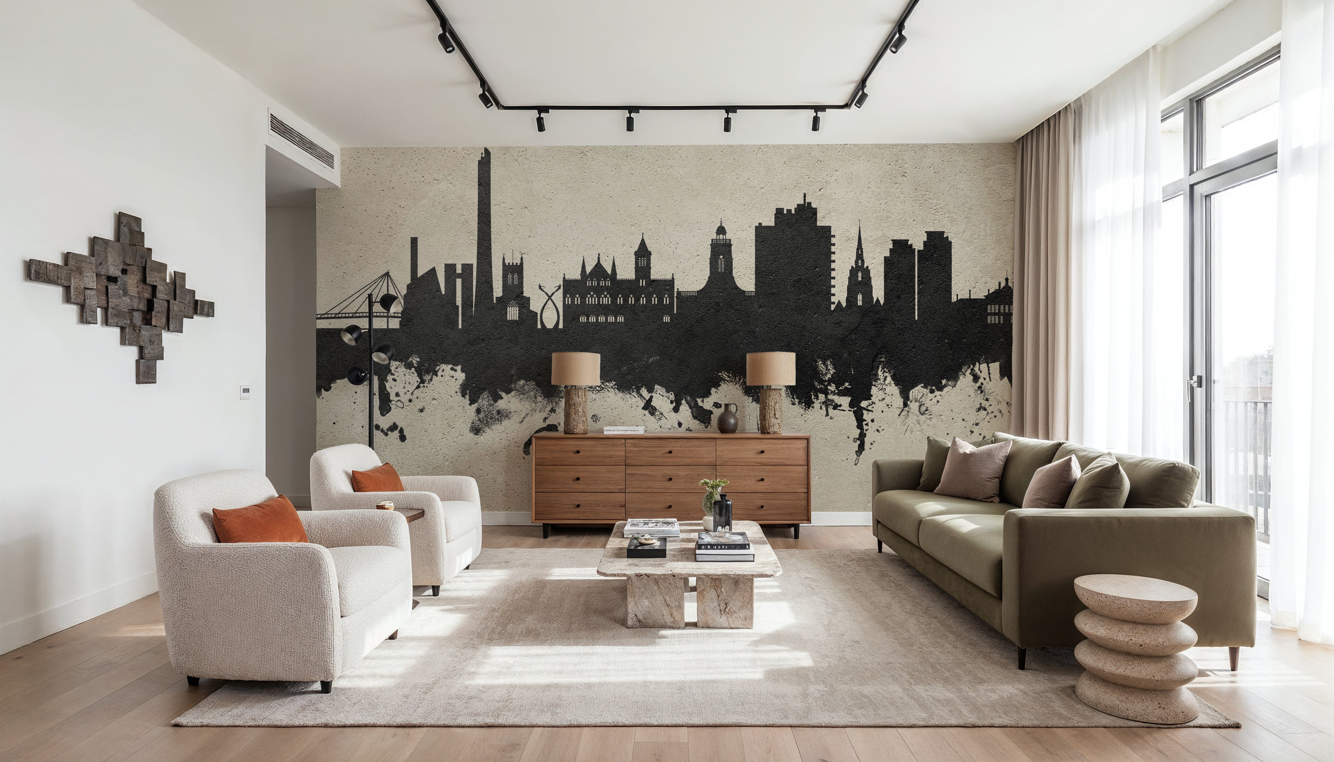 Northampton England Skyline Concrete, Wallpaper