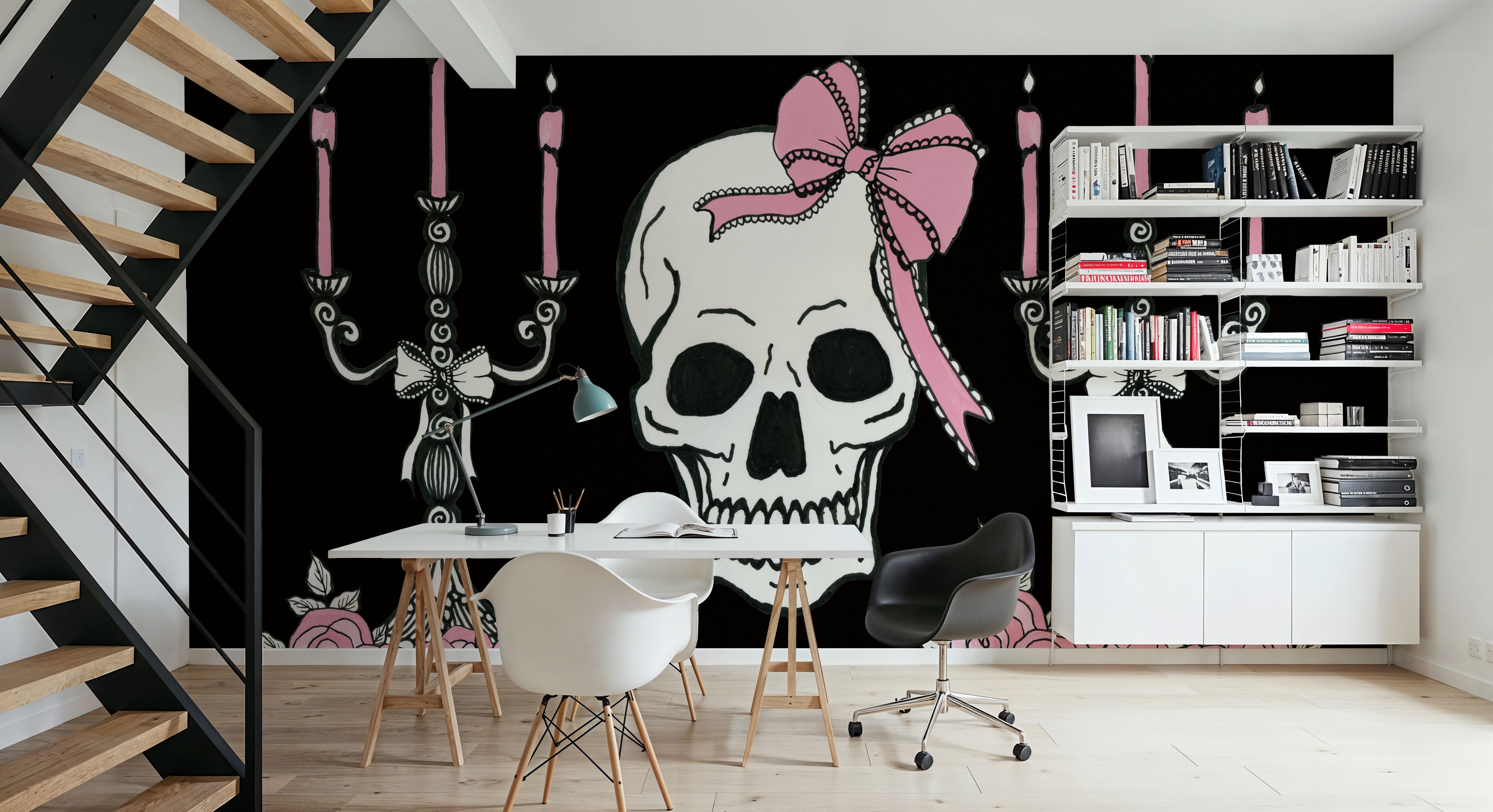 Coquette Candelabras, Wallpaper